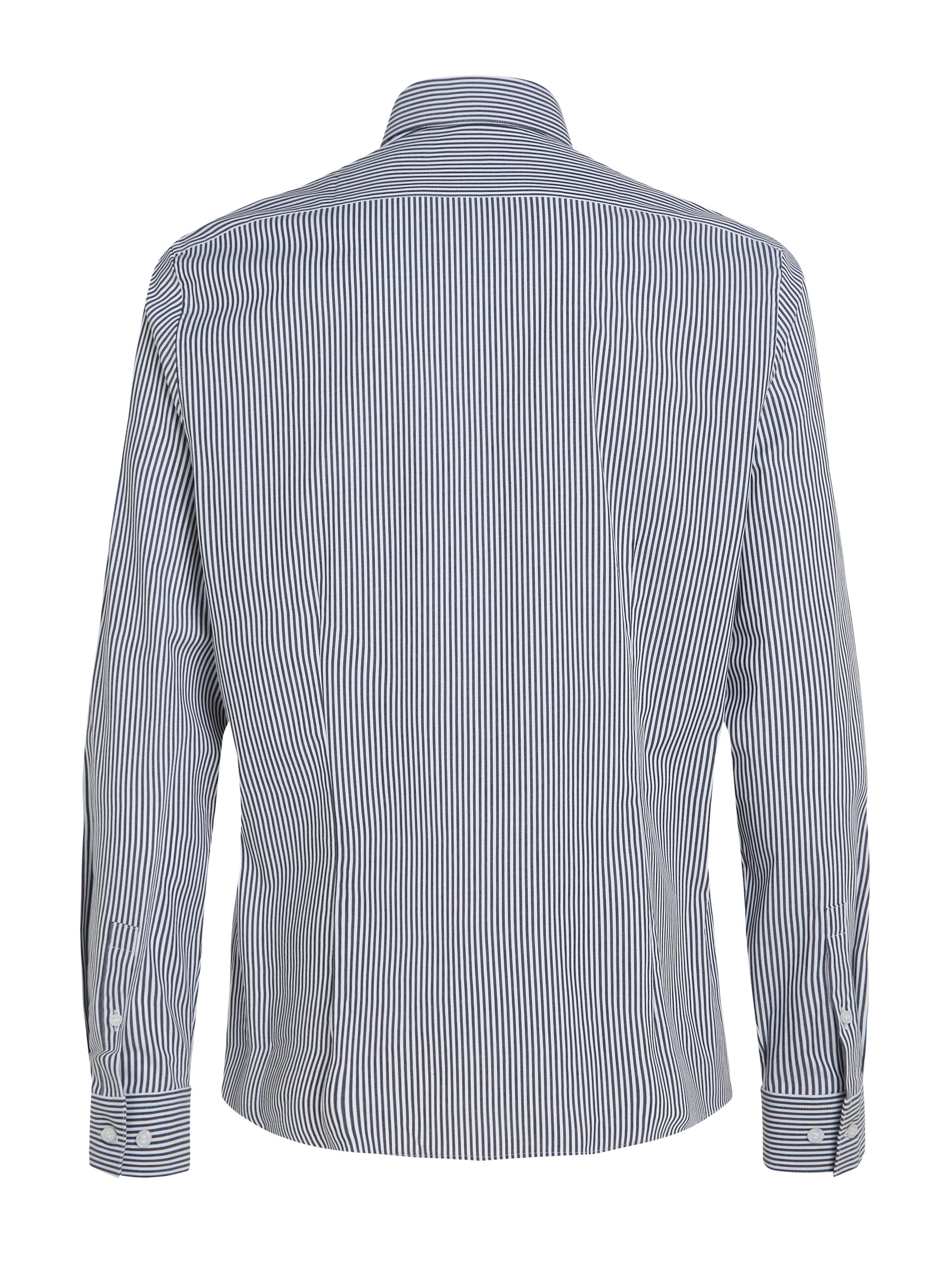 Calvin Klein Overhemd met lange mouwen POPLIN STRIPE SLIM SHIRT