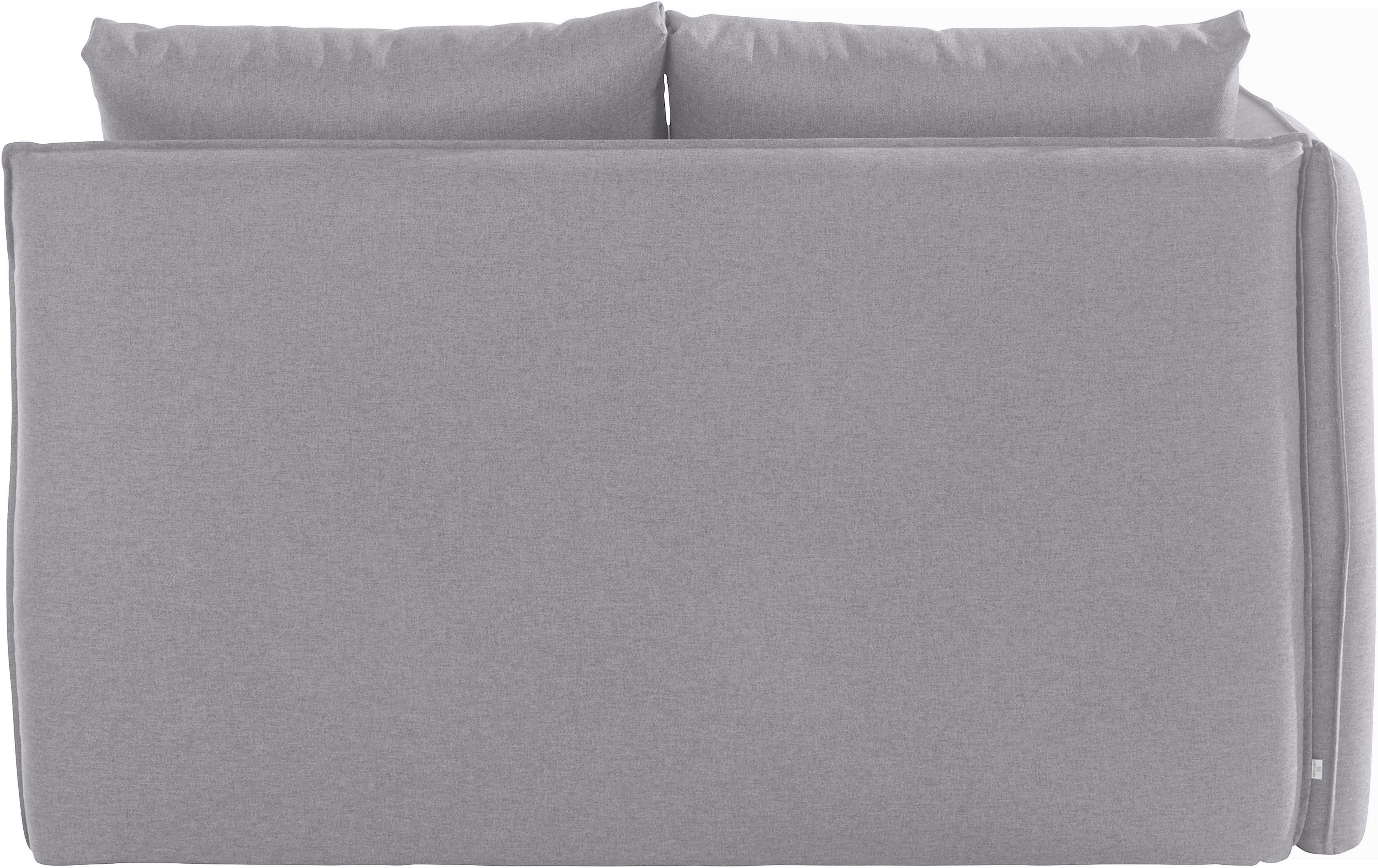 andas Ottomane Nöre korte lounge-module - zelf samenstellen, breedte 138 cm, diepte 128 cm