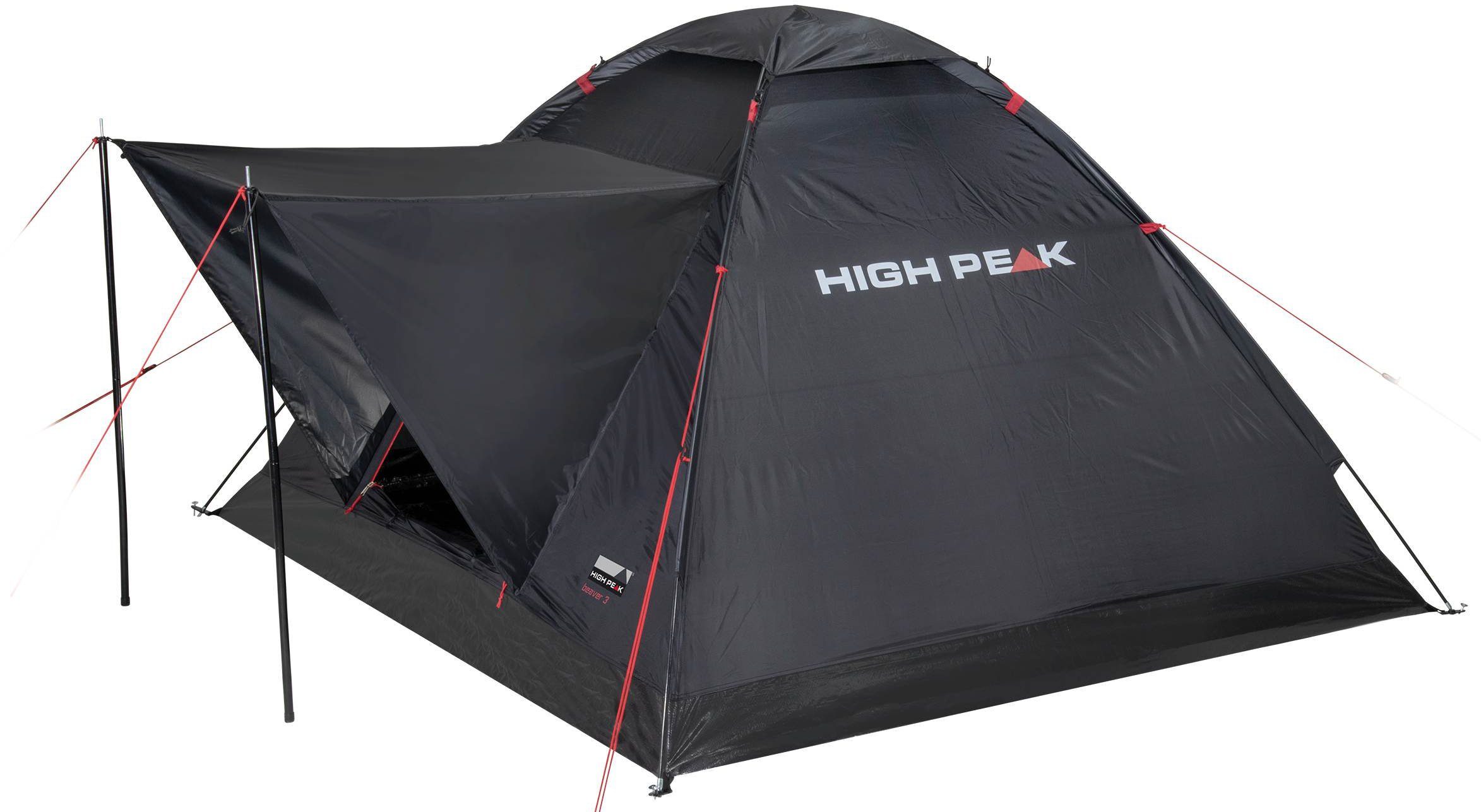 High Peak koepeltent tent Beaver 3, 3 Personen (met transporttas)