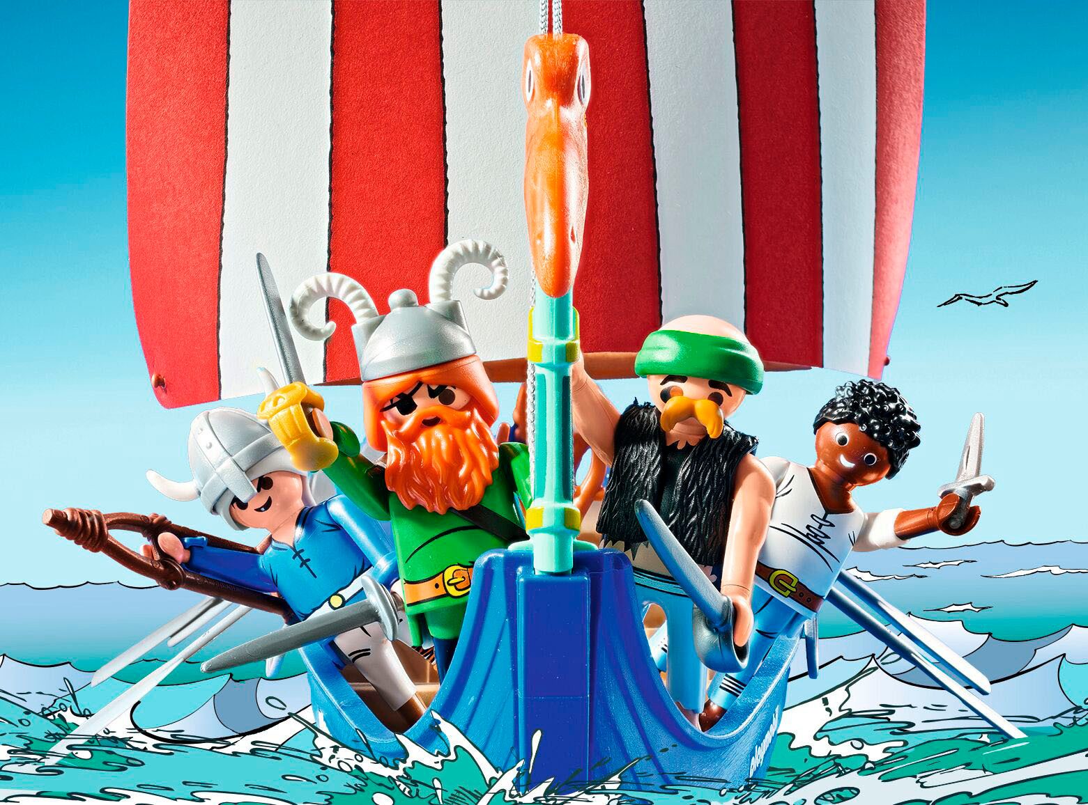 Playmobil® Constructie-speelset Asterix: Piratenschip (71888), Playmobil Asterix (88-delig)