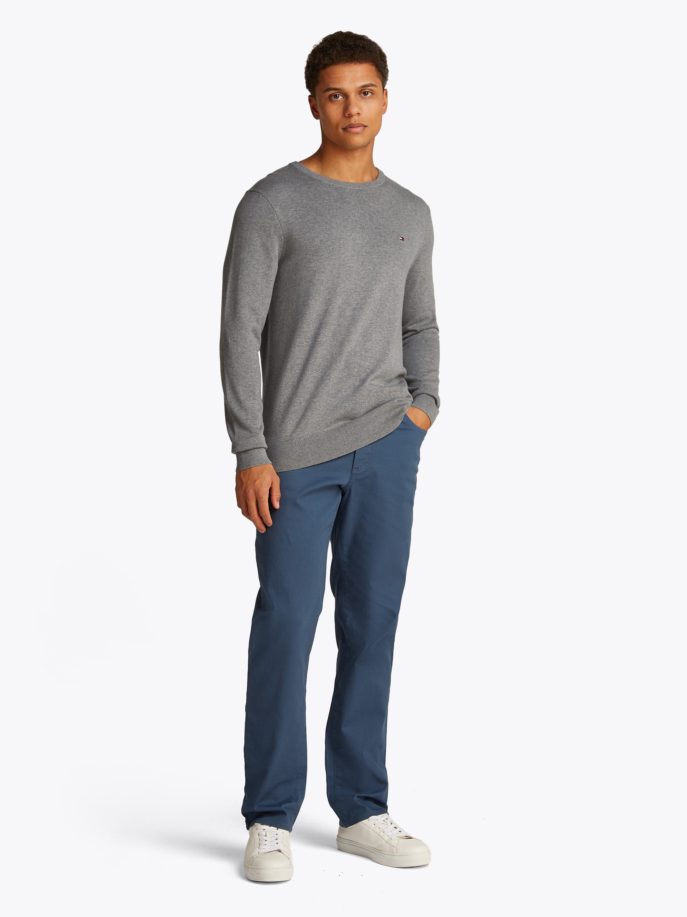 Tommy Hilfiger Trui met ronde hals ESSENTIAL COTTON CREW NECK