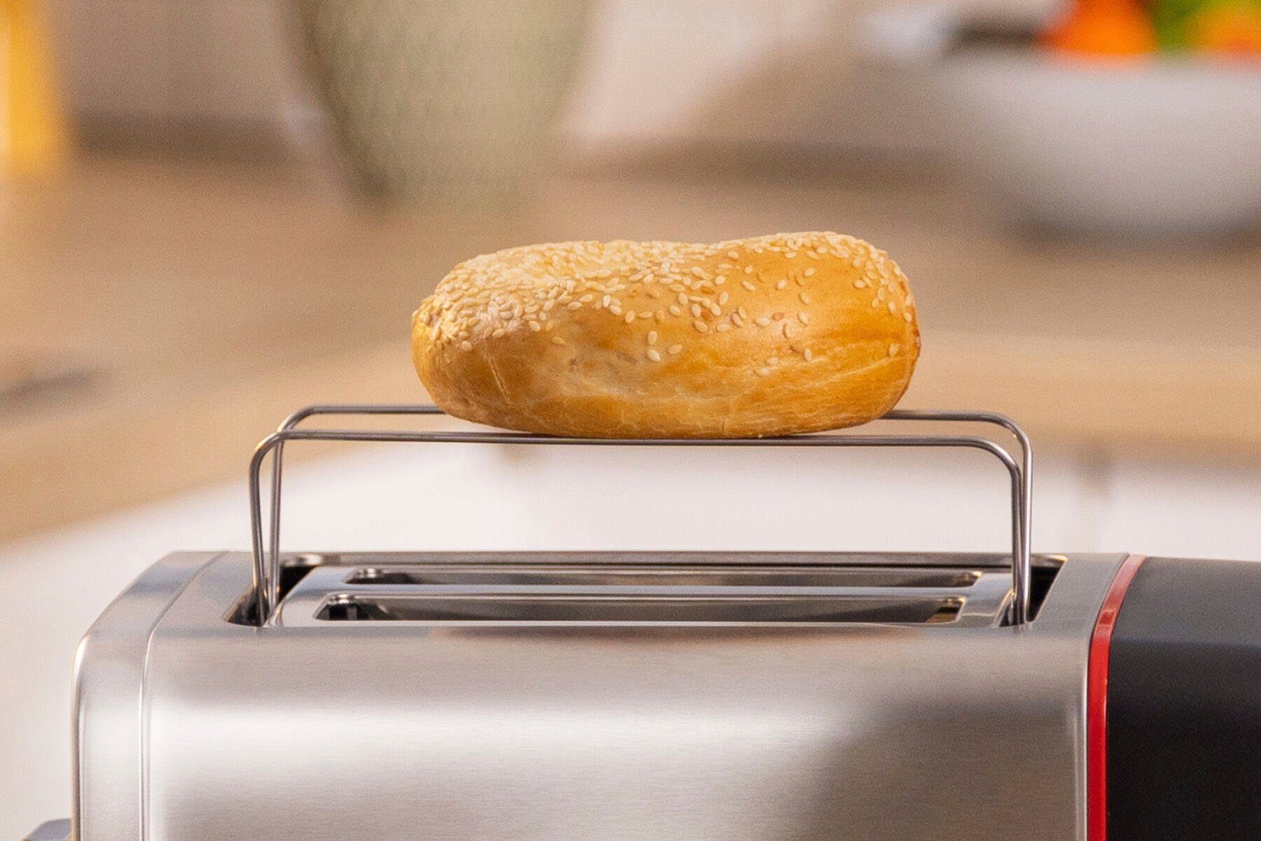 BOSCH Toaster MyMoment TAT6M420 geïntegreerde opzet voor broodjes, ontdooi/opwarmfunctie, brood centreren