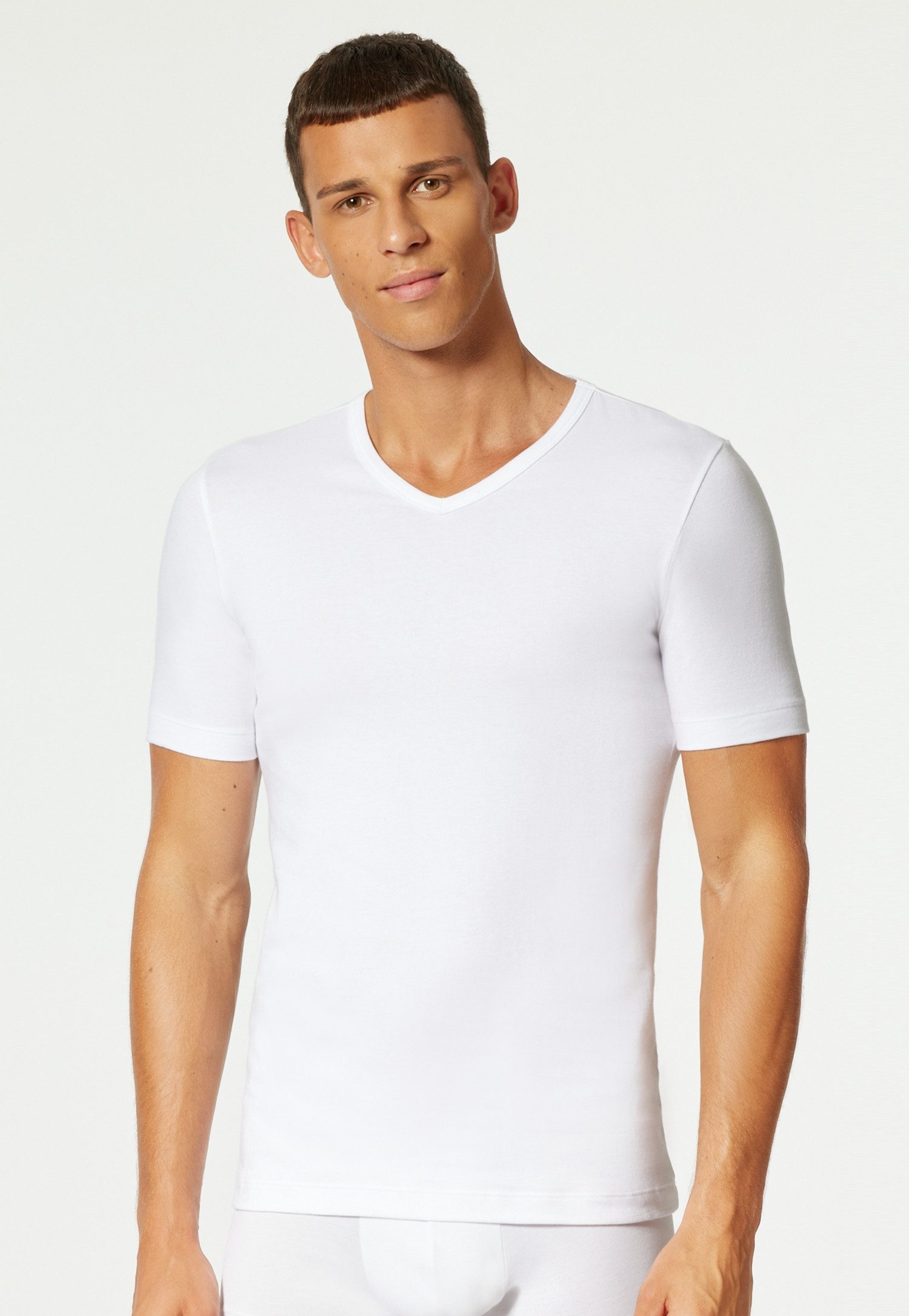 uncover by SCHIESSER Shirt met V-hals UNCOVER Cotton (Set van 2)