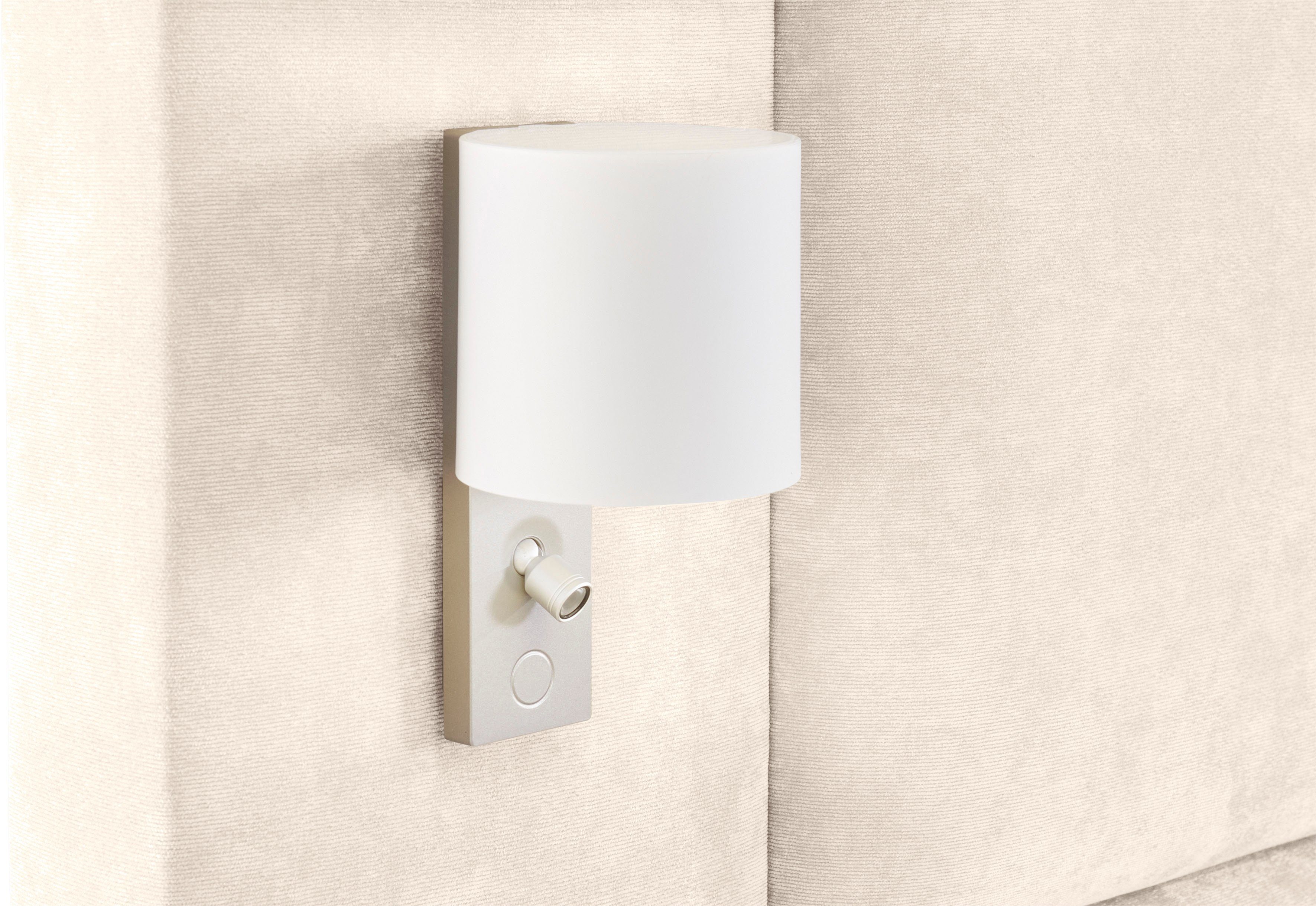 COLLECTION AB Boxspring Copenhagen inclusief bedkist, topmatras, naar keuze met ledverlichting