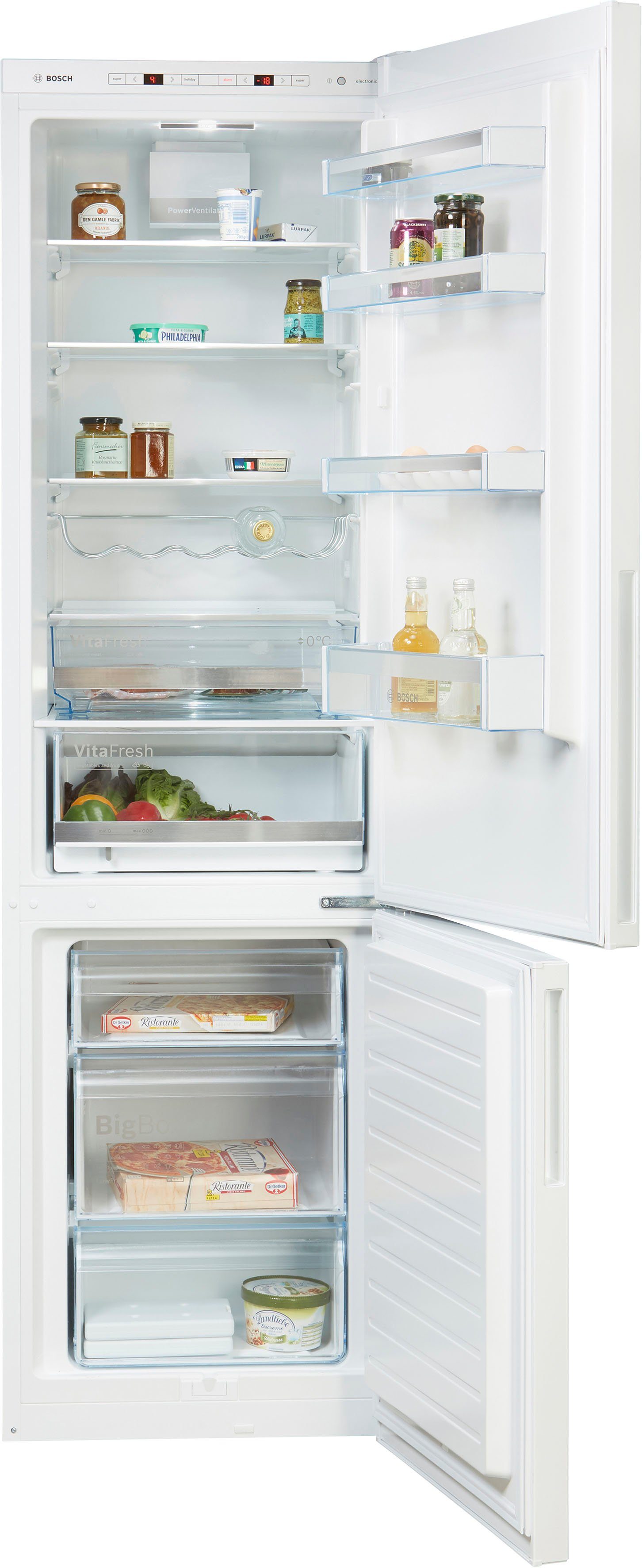 BOSCH Koel-vriescombinatie KGE39ALCA