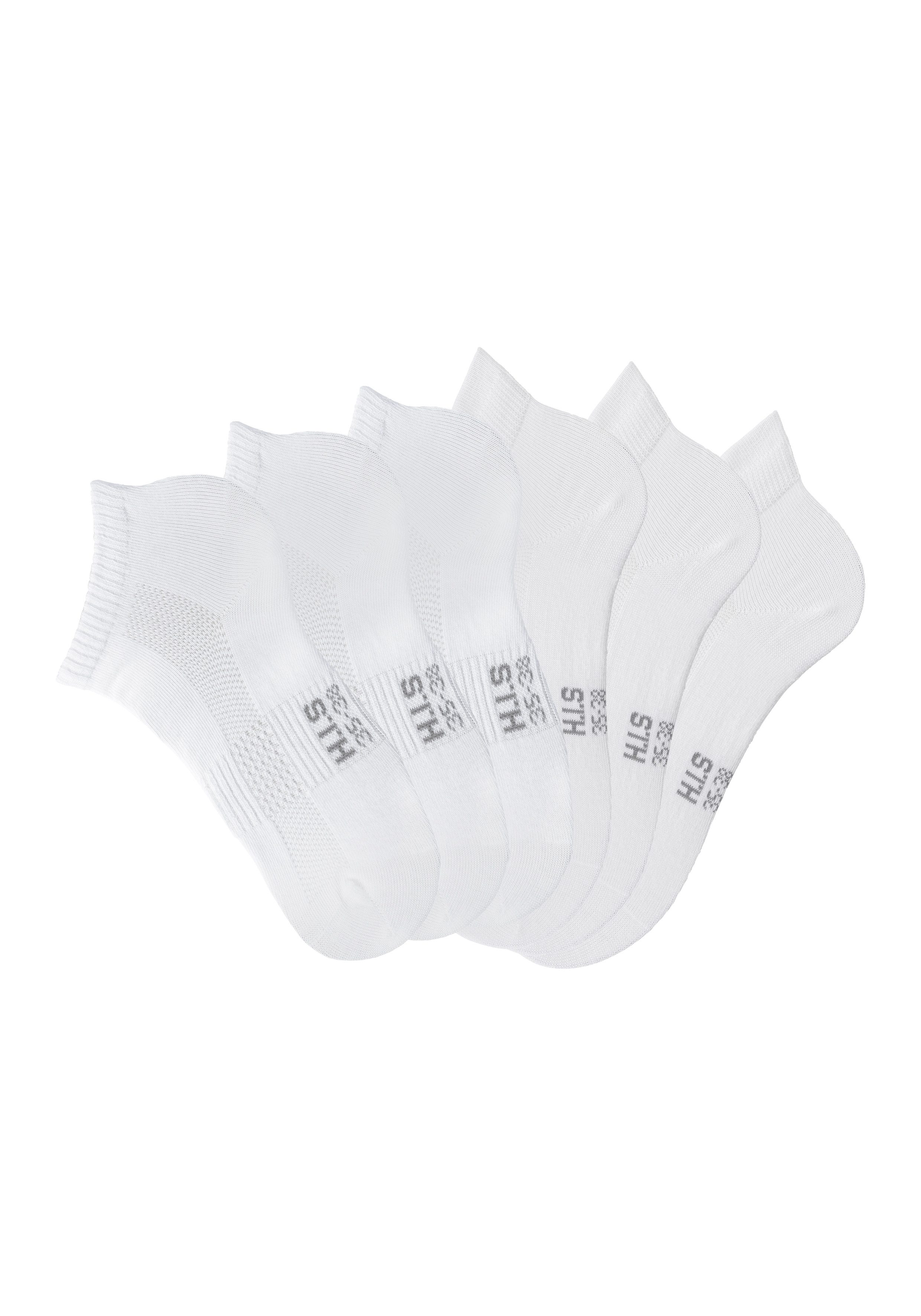 H.I.S Sportsokken Korte sokken en sneakersokken in één verpakking (set, 6 paar)