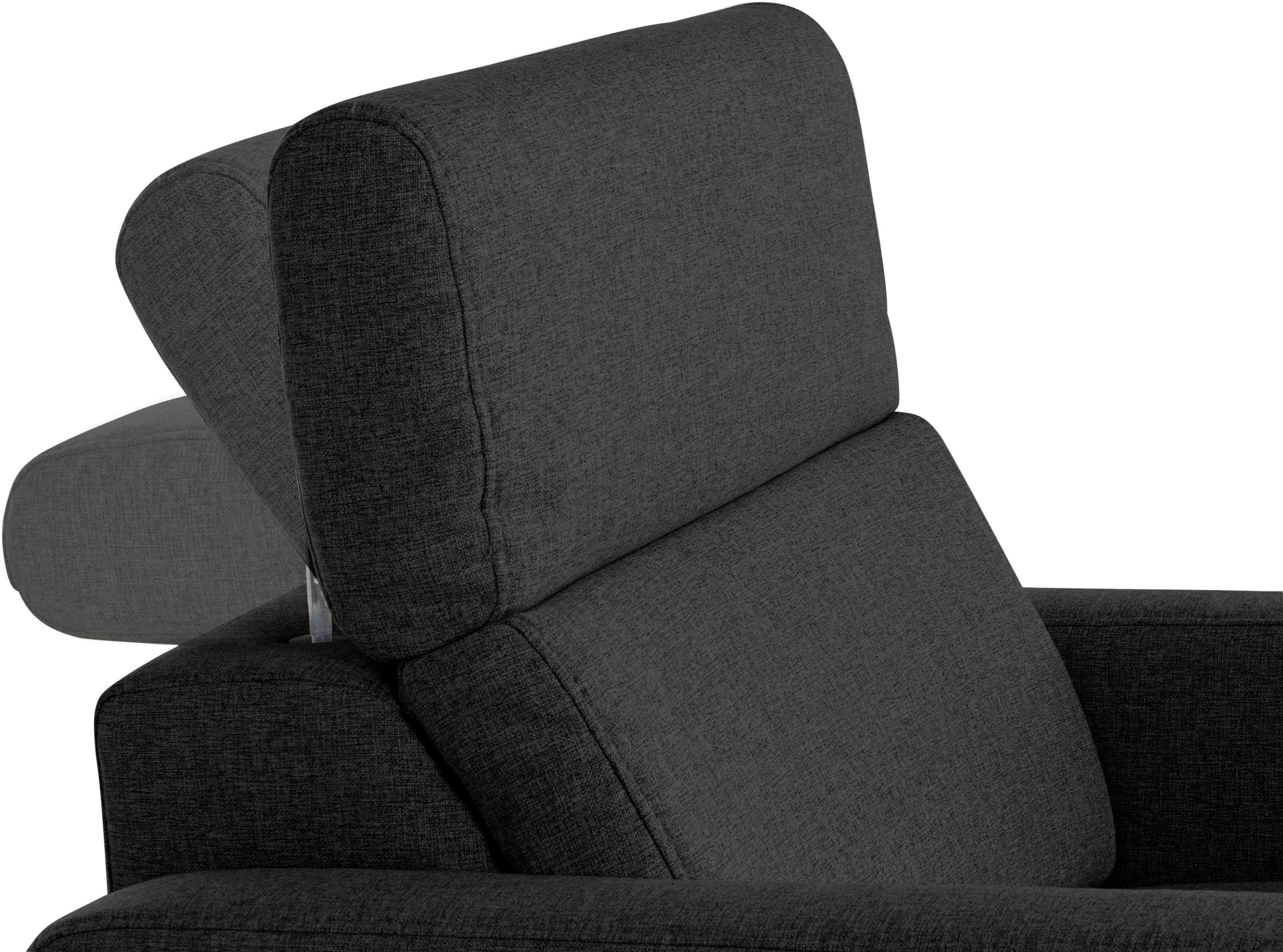 sit&more Fauteuil Bologna met binnenvering, met verstelbare hoofdsteun