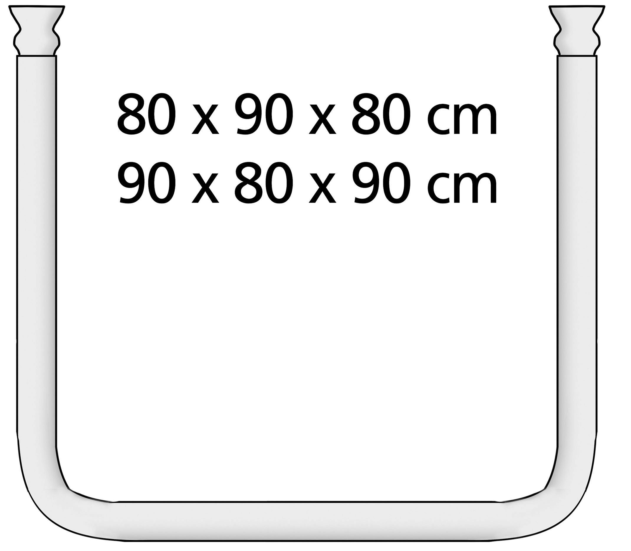 WENKO Hoekstang Universal extra stark Chroom, op verschillende manieren te monteren