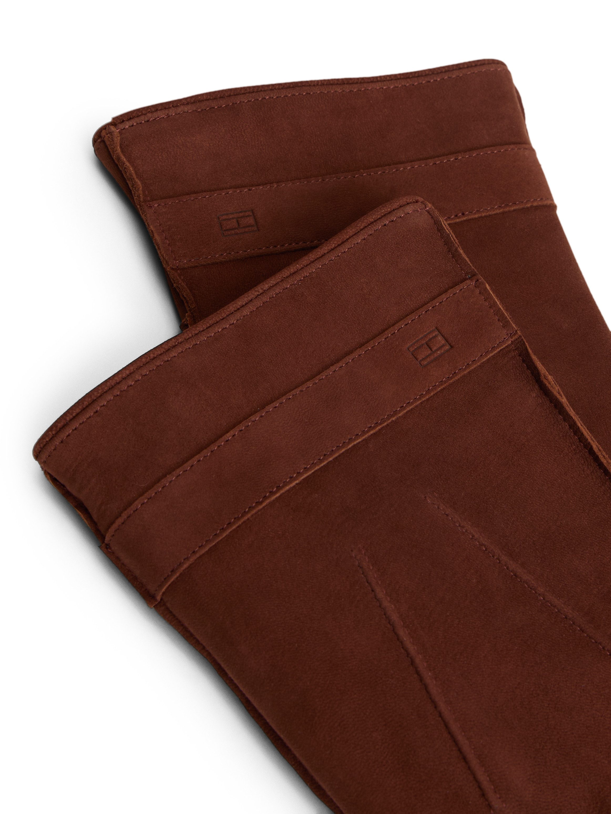Tommy Hilfiger Leren handschoenen TH FLAG NUBUCK GLOVES