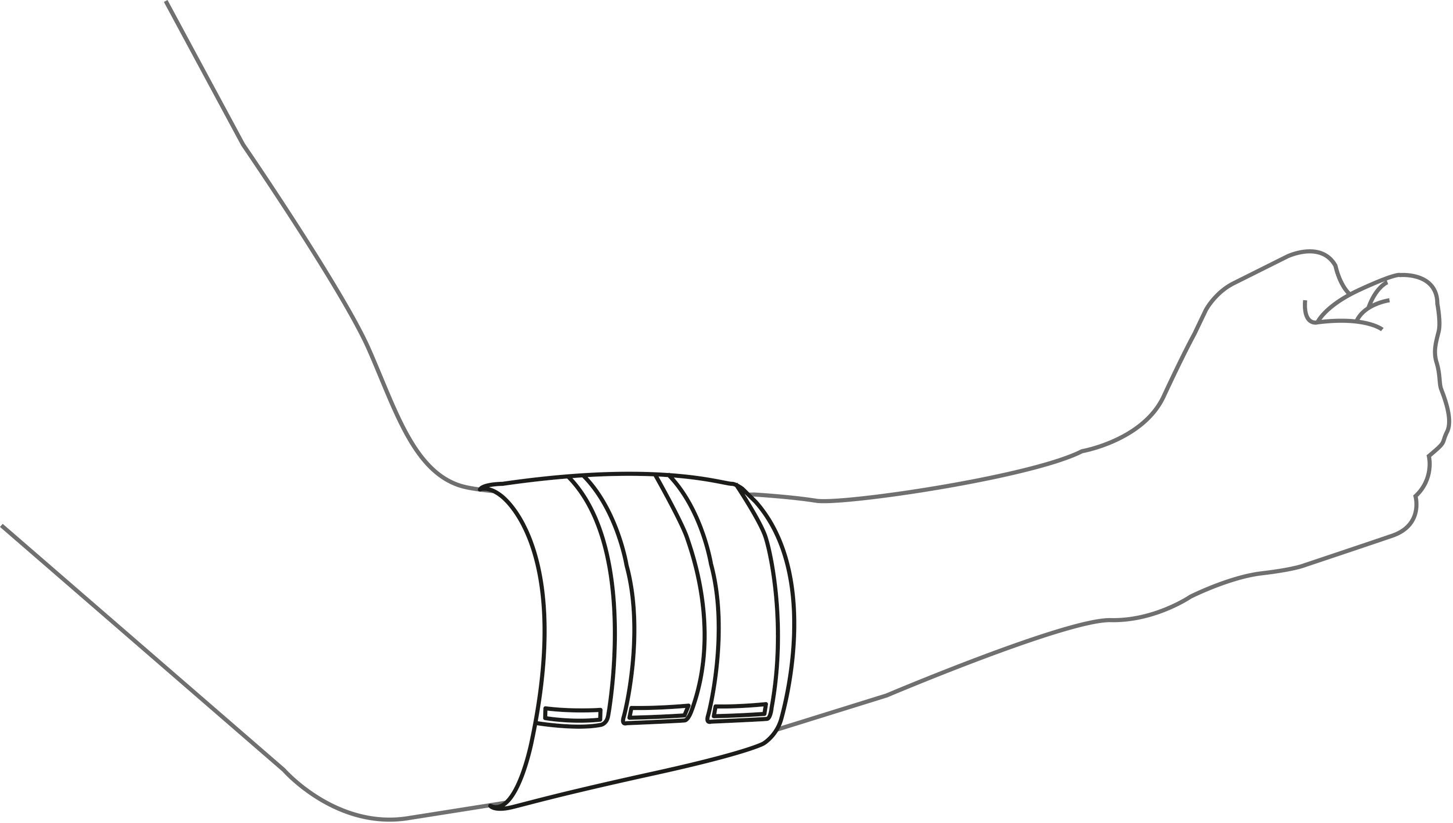 Hydas Ellenbogenbandage Voor maximaal comfort, van gerecycled kunststof Bij peesaanhechtingsontstekingen aan de elleboog, bijv. tennisarm