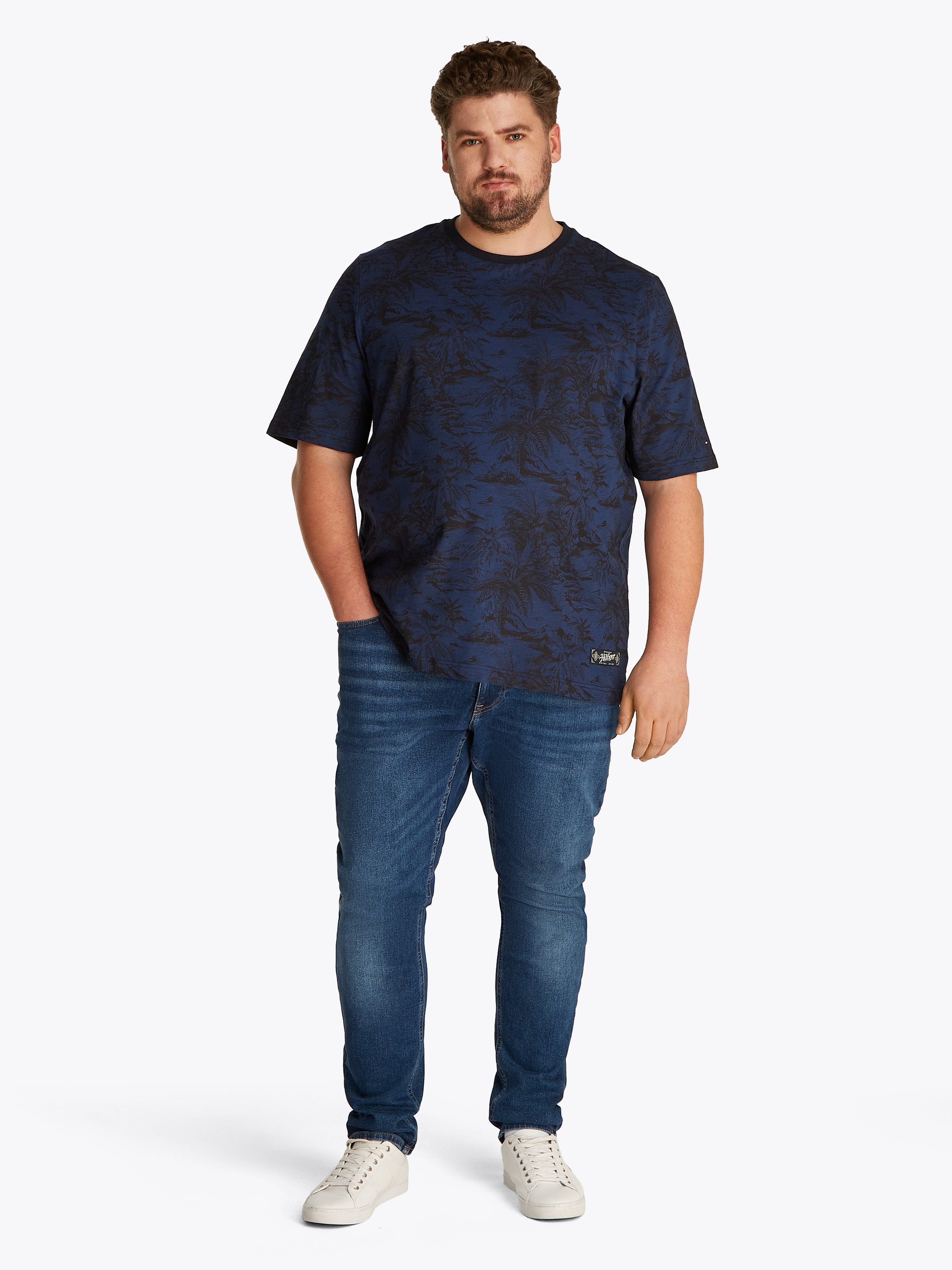 Tommy Hilfiger T-shirt BT-SUMMER SLUB AOP TEE-B
