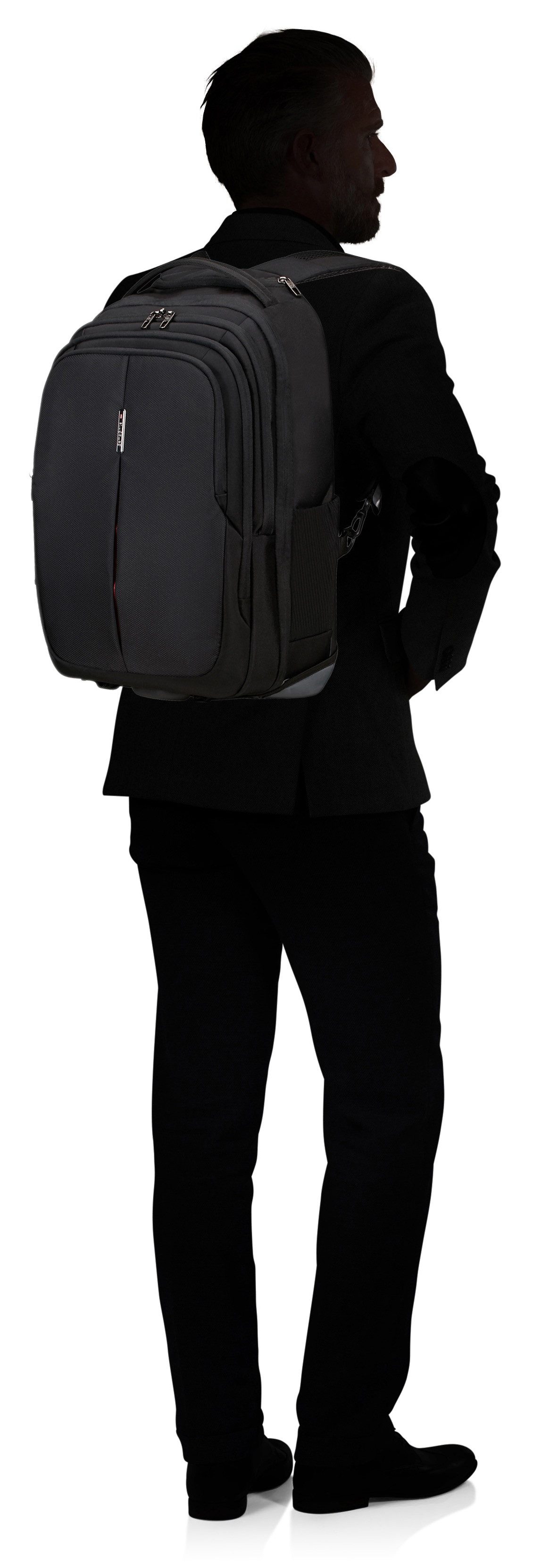 Samsonite Laptoprugzak GUARDIT 3.0 met trolleyfunctie 2,2 liter, rechthoekig, vers afdichtingsmateriaal, antislip stapelranden