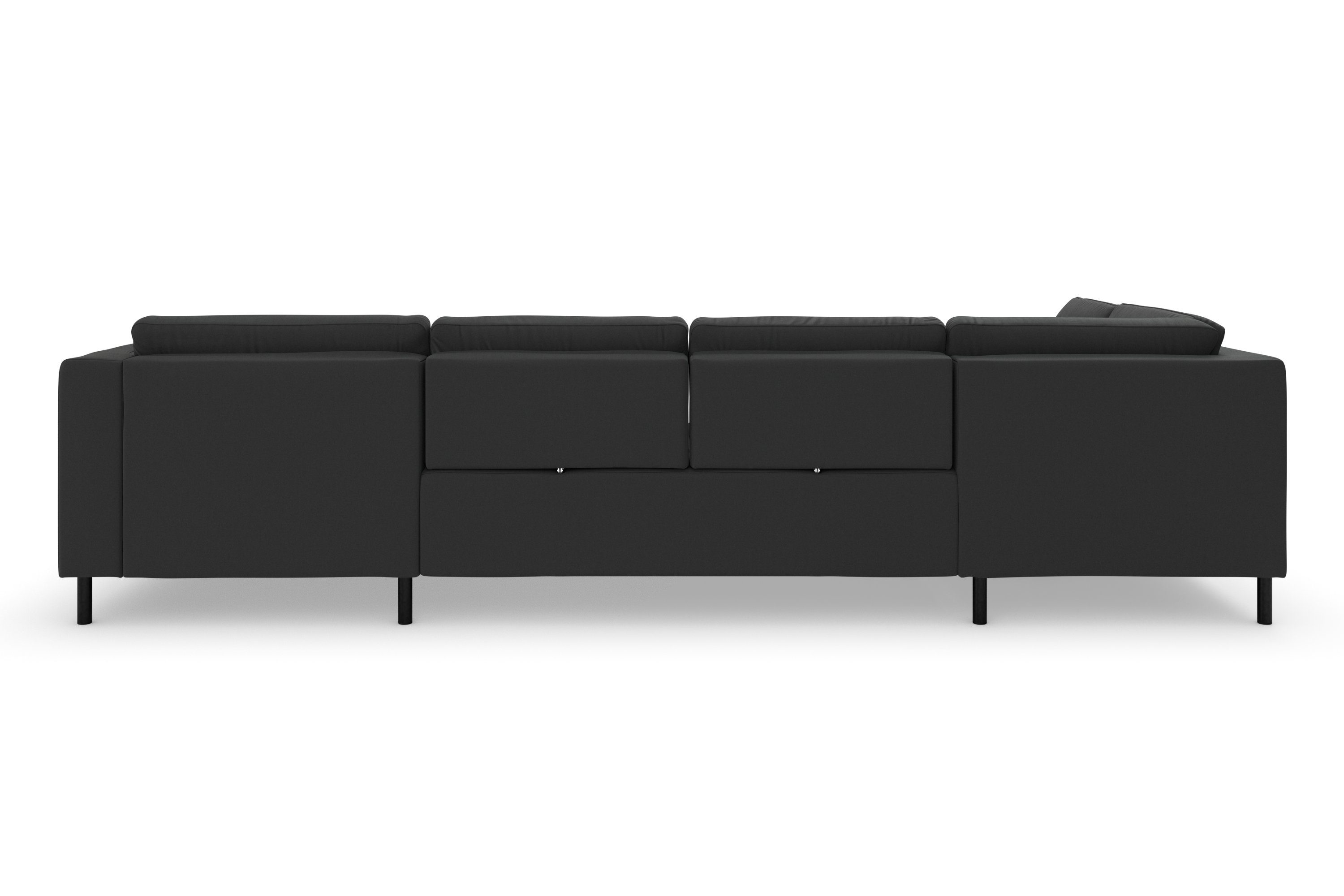 sit&more Zithoek Olsen U-vorm inclusief zitdiepteverstelling, naar keuze met slaapfunctie, 15 cm hoog
