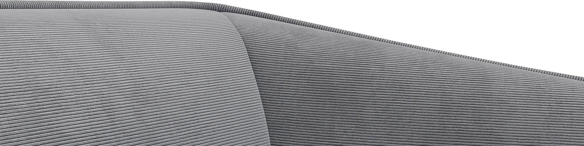 FLEXLUX Hoekbank Belle designbank, comfortabel door koudschuim in de zitting, L-vorm