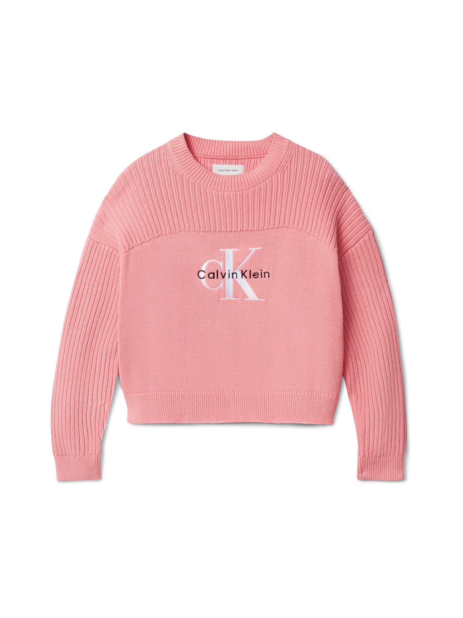 Calvin Klein Gebreide trui MONOLOGO CN SWEATER
