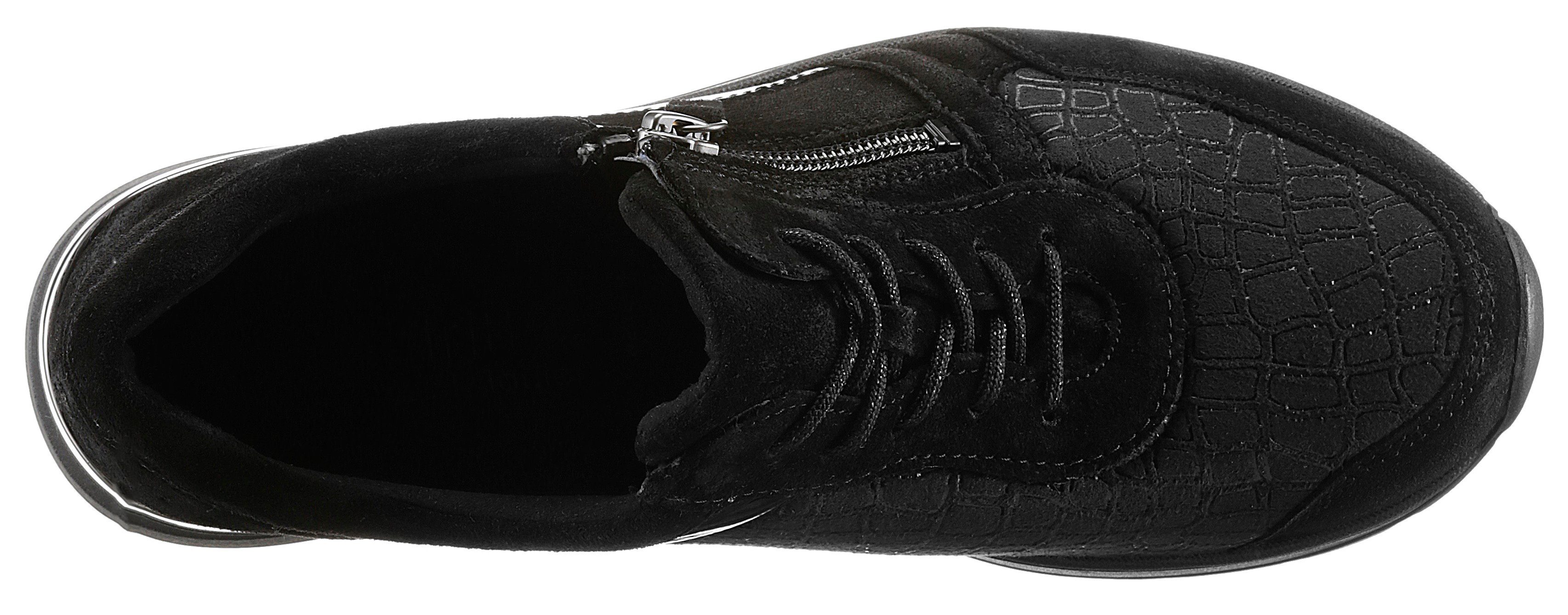 Waldläufer Sneakers met sleehak H-Clara-soft met comfortabele orthotritt-uitrusting, breedte h