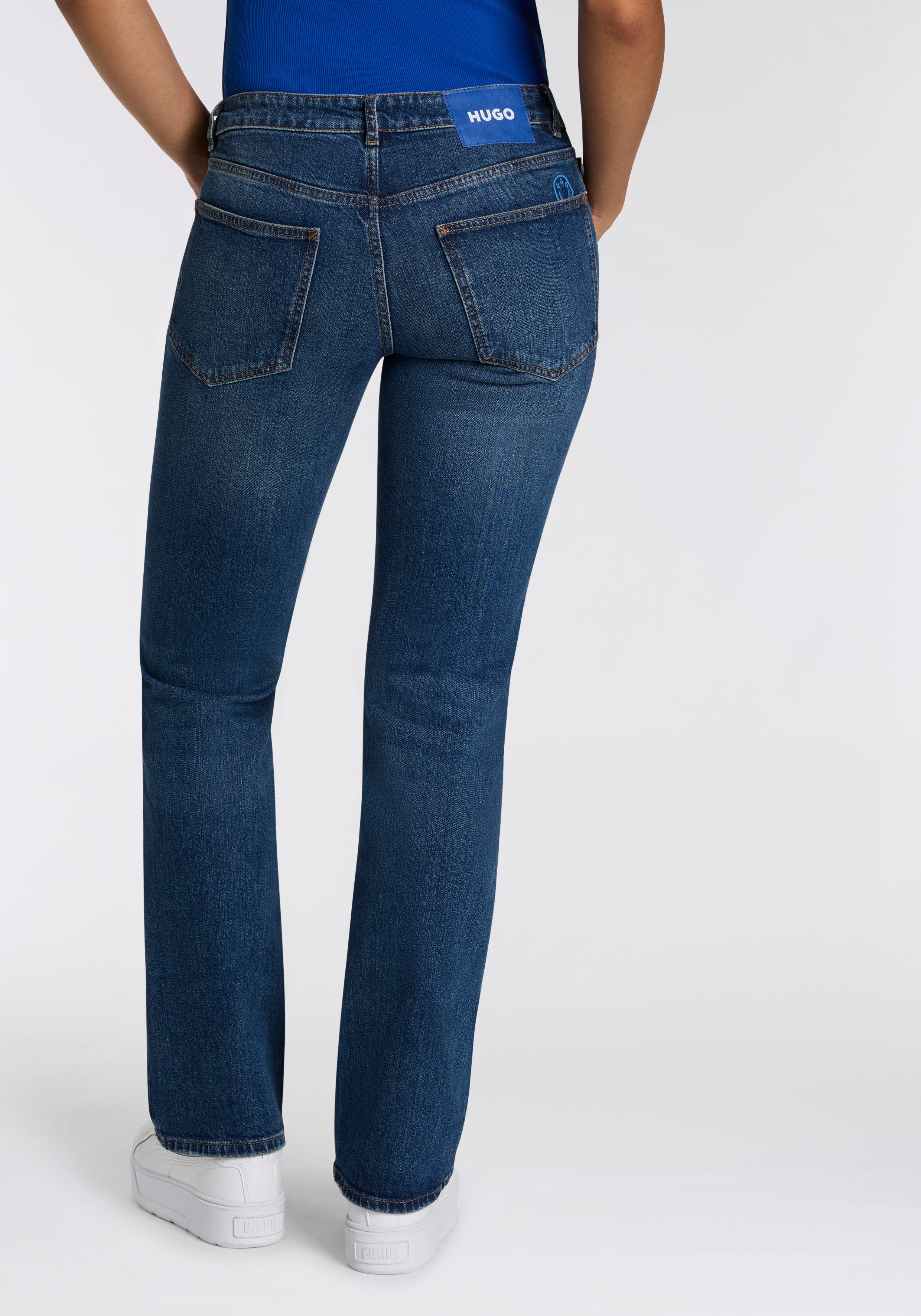 HUGO Blue Bootcut jeans Gamera