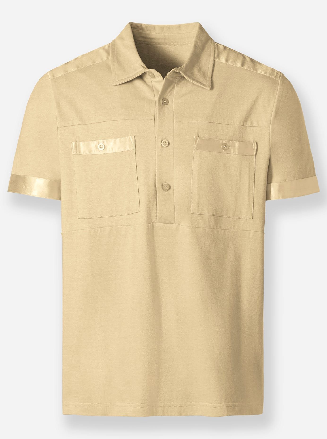Marco Donati Shirt met korte mouwen Poloshirt met korte mouwen (1-delig)