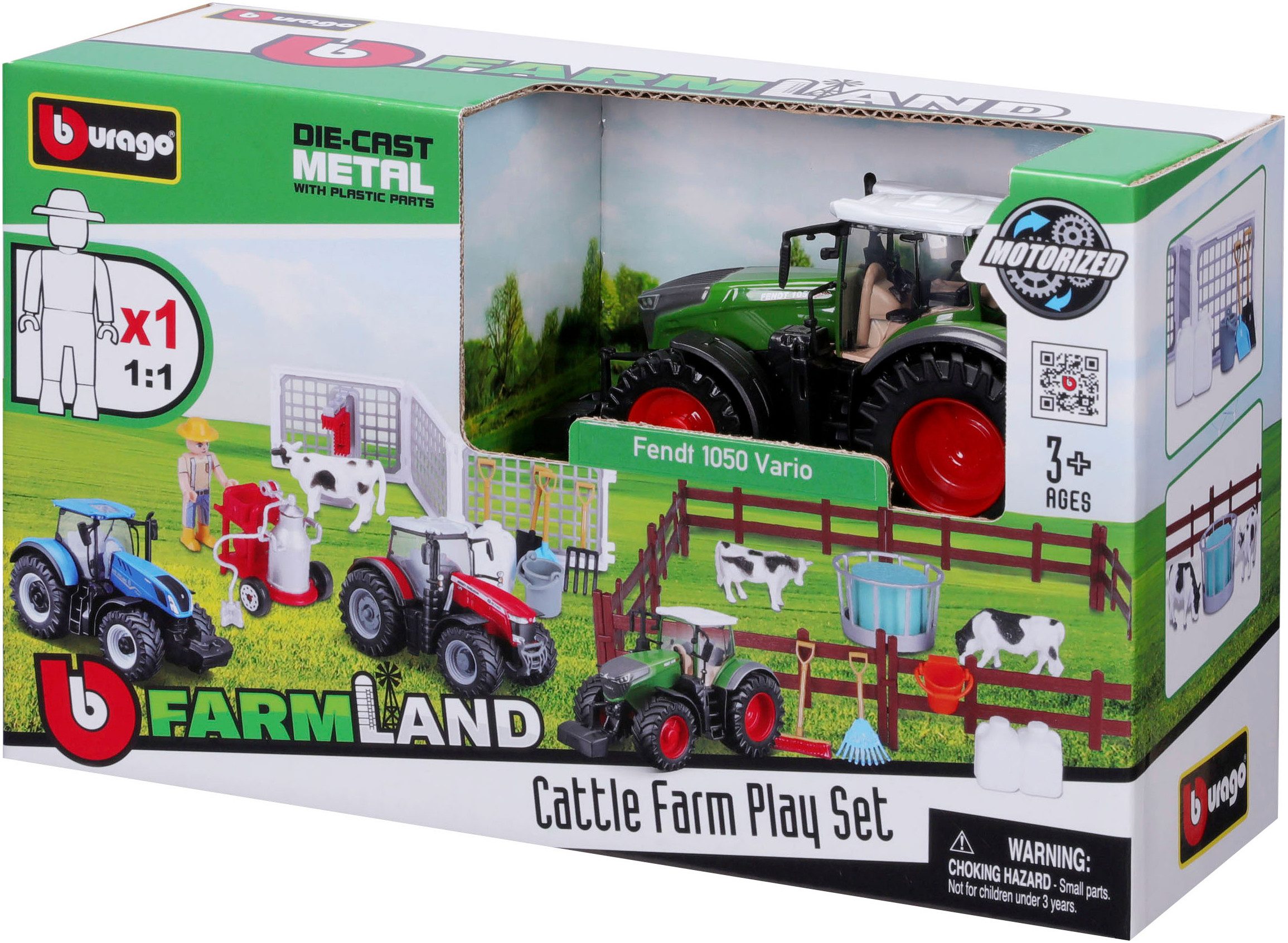 Bburago Speelwereld Farmland FENDT koeweide