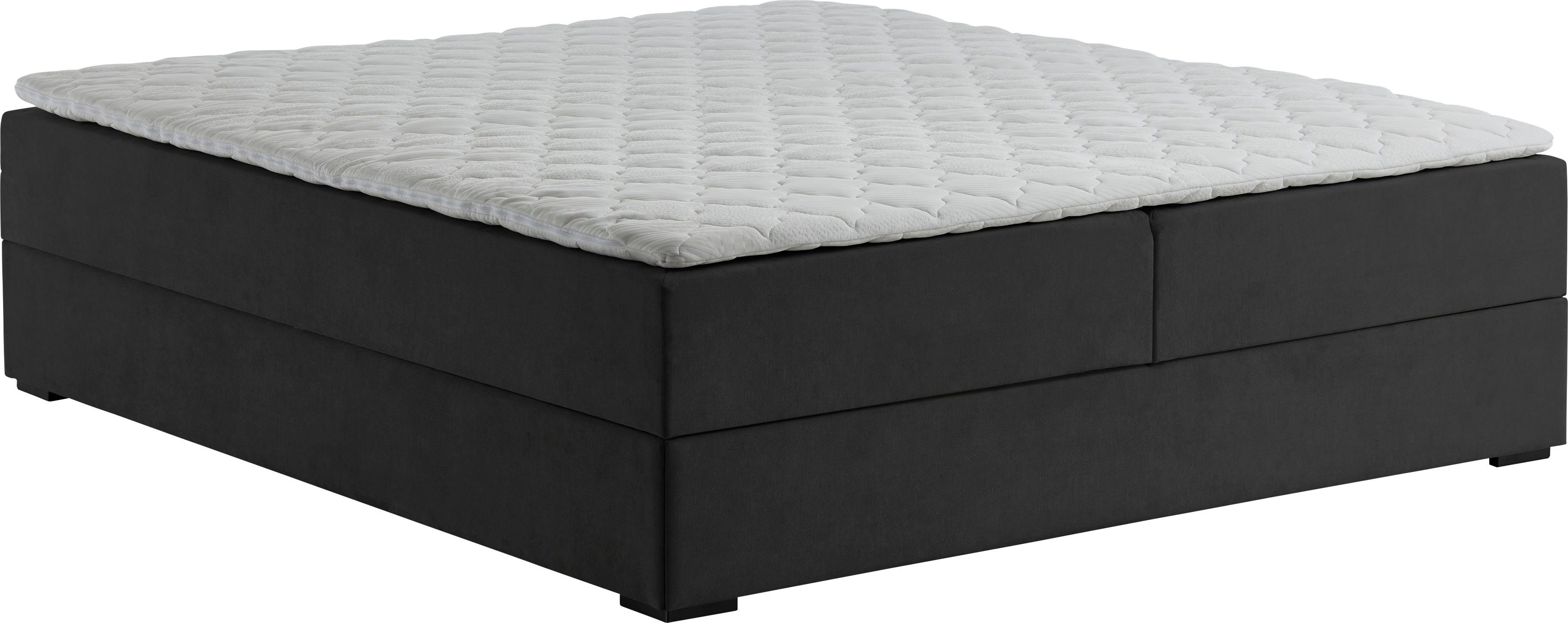 ATLANTIC home collection Boxspring Lucy zonder hoofdbord, vrij plaatsbaar, met bedkist