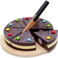 tanner speellevensmiddelen chocolade- en aardbeitaart (set) multicolor