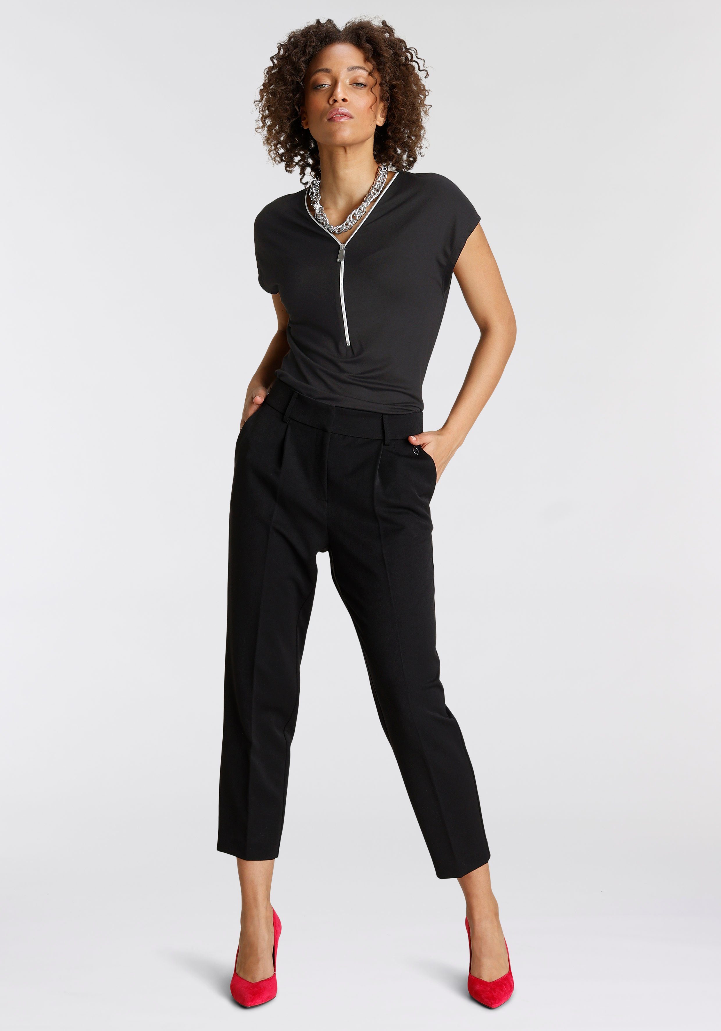 Tamaris T-shirt met v-hals