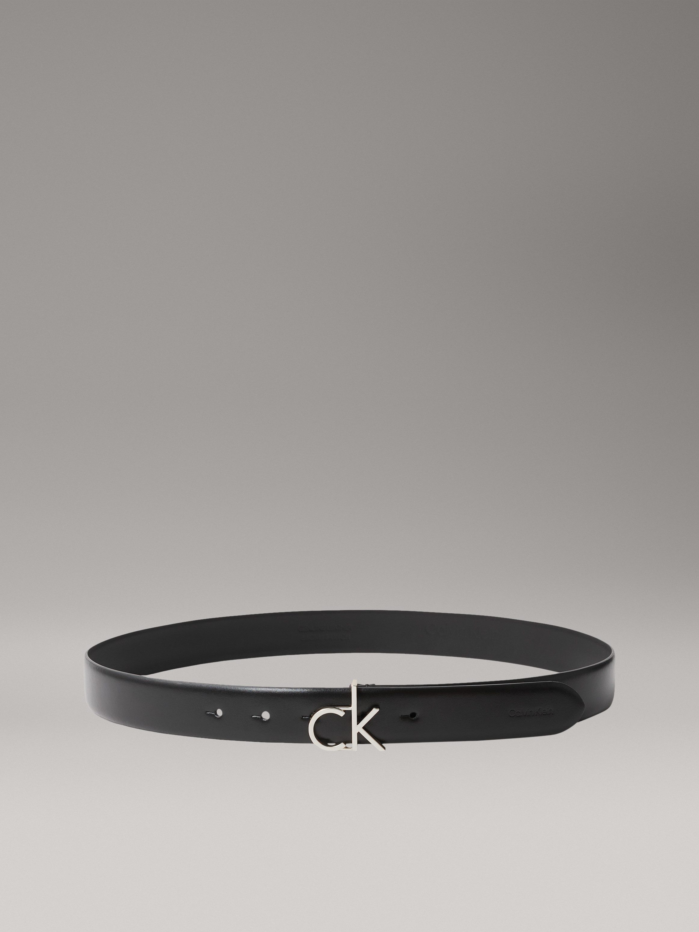 Calvin Klein Leren riem CK BUCKLE BELT 30MM