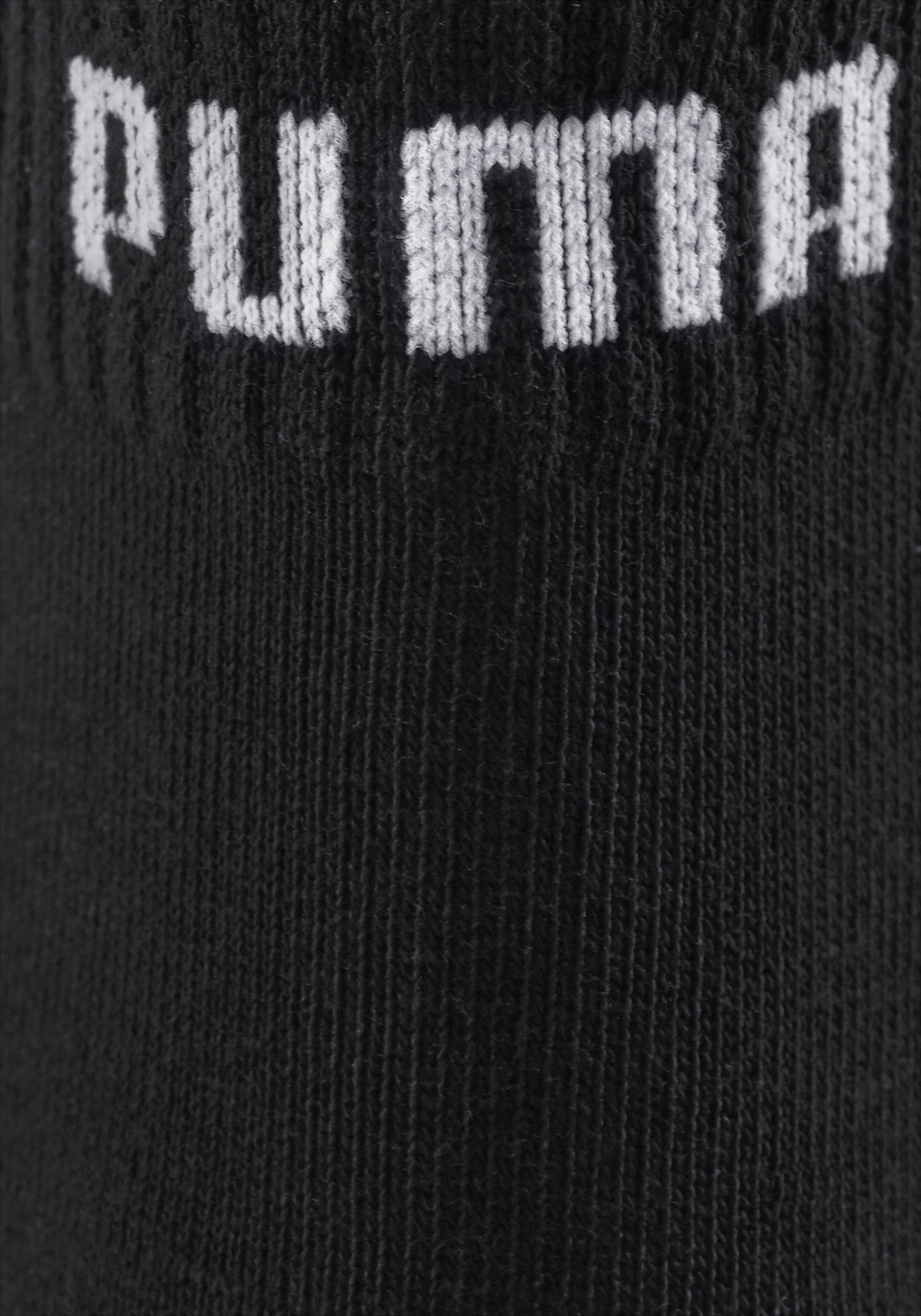 PUMA Korte sokken Ademend, ribboorden, zachte katoenmix (3 paar)