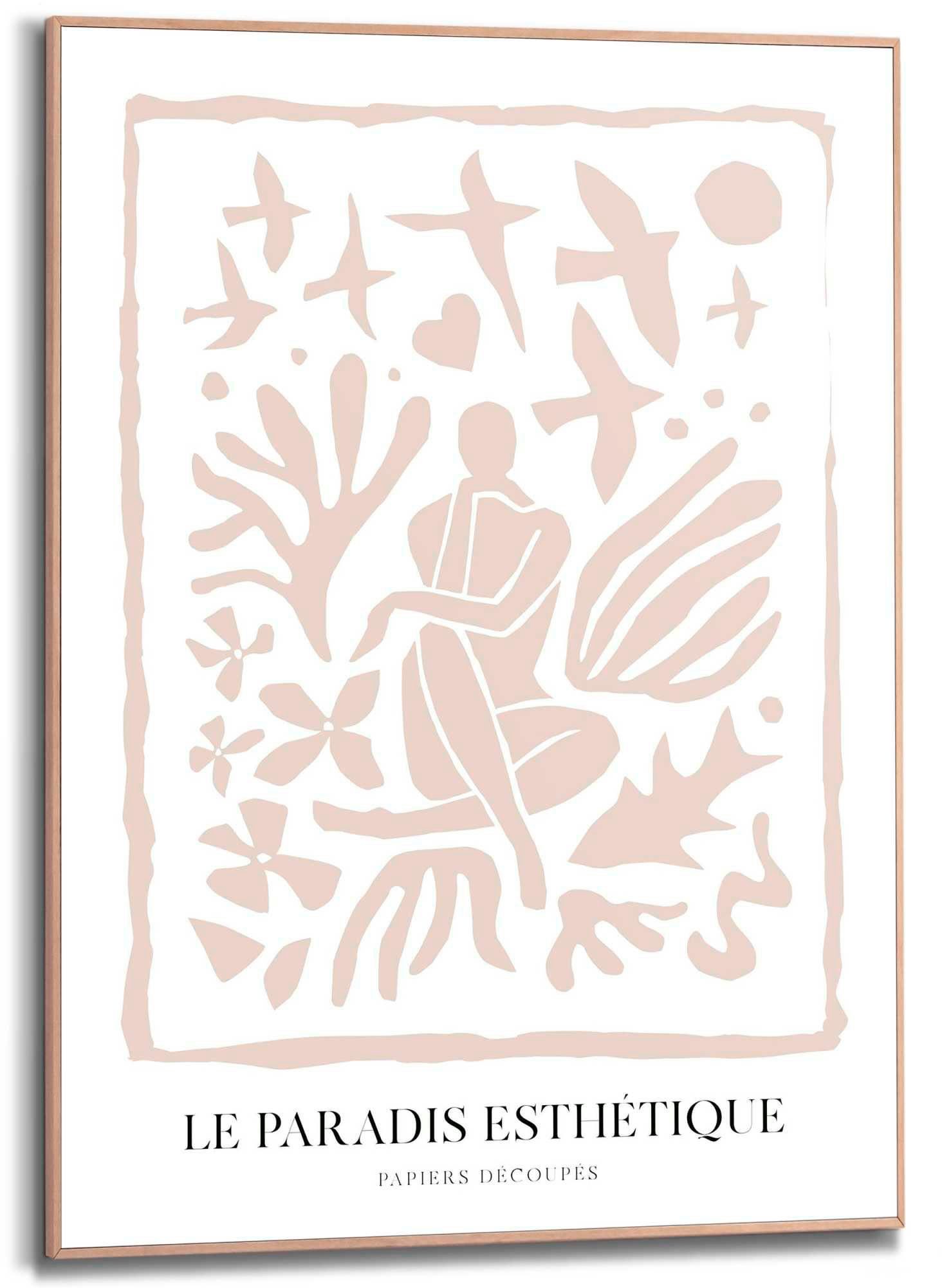 Reinders! Poster Le Paradis Esthétique deurposters beige