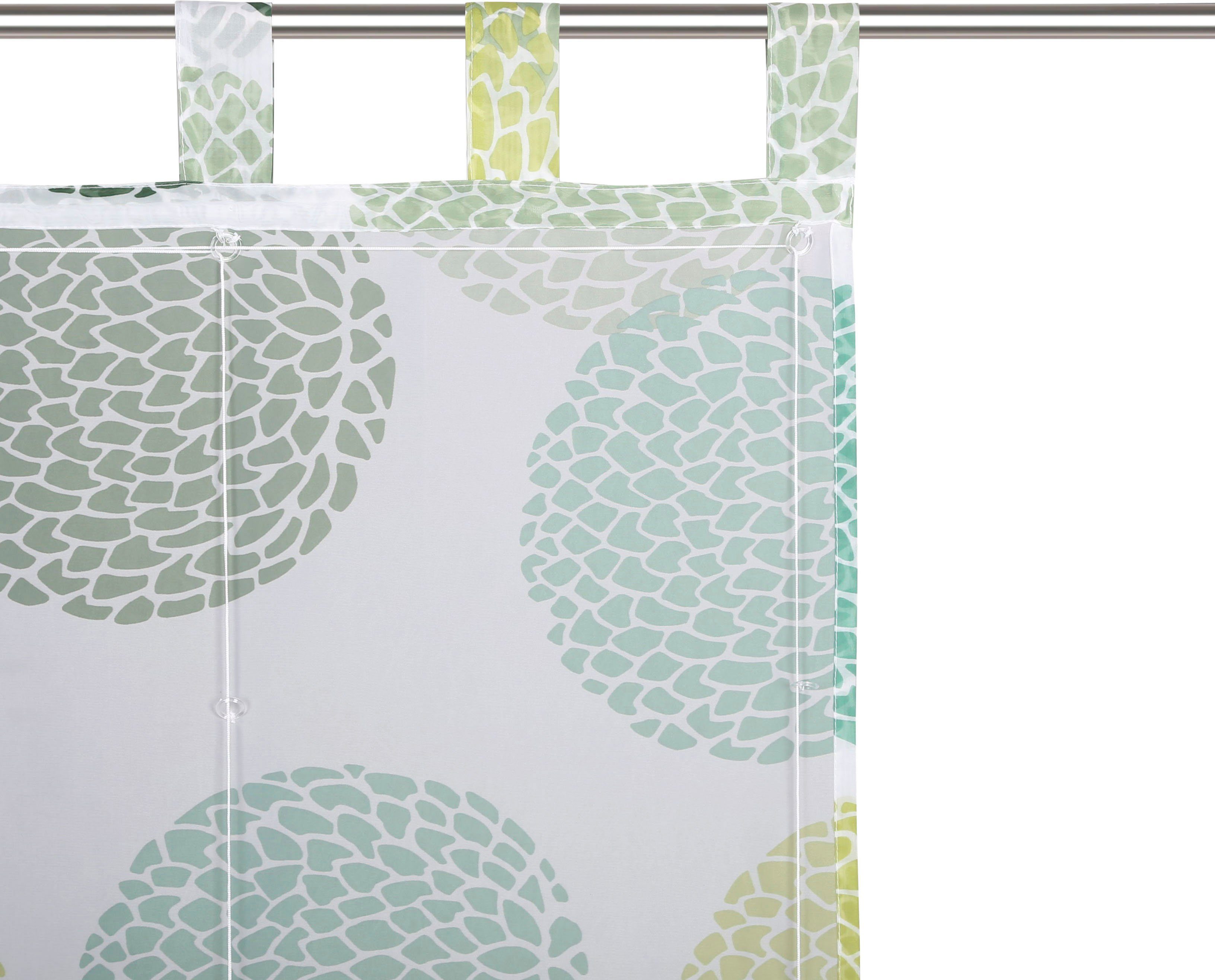 my home Romeins rolgordijn Belem Transparant, voile, polyester (1 stuk)