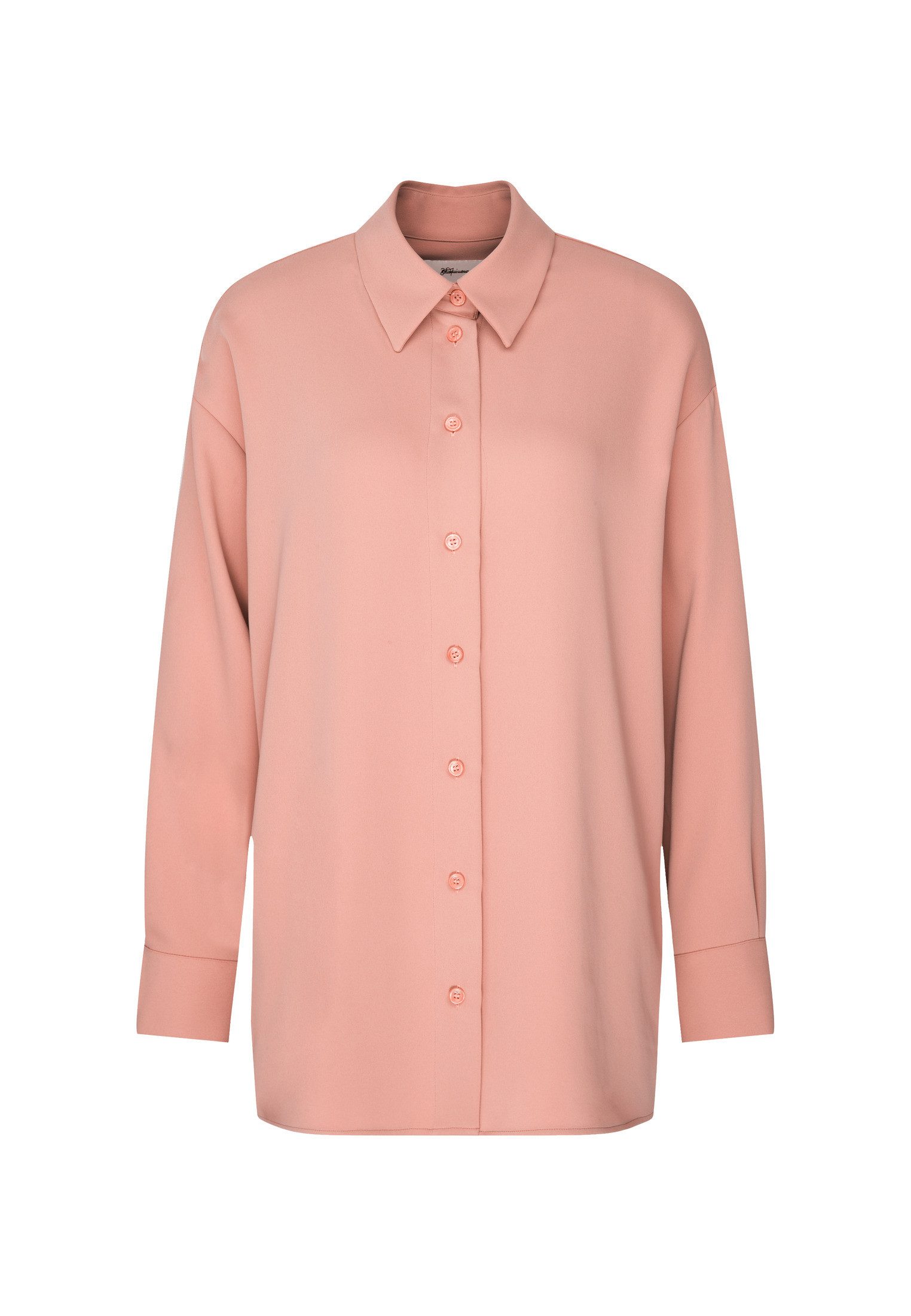 seidensticker Lange blouse Zwarte roos