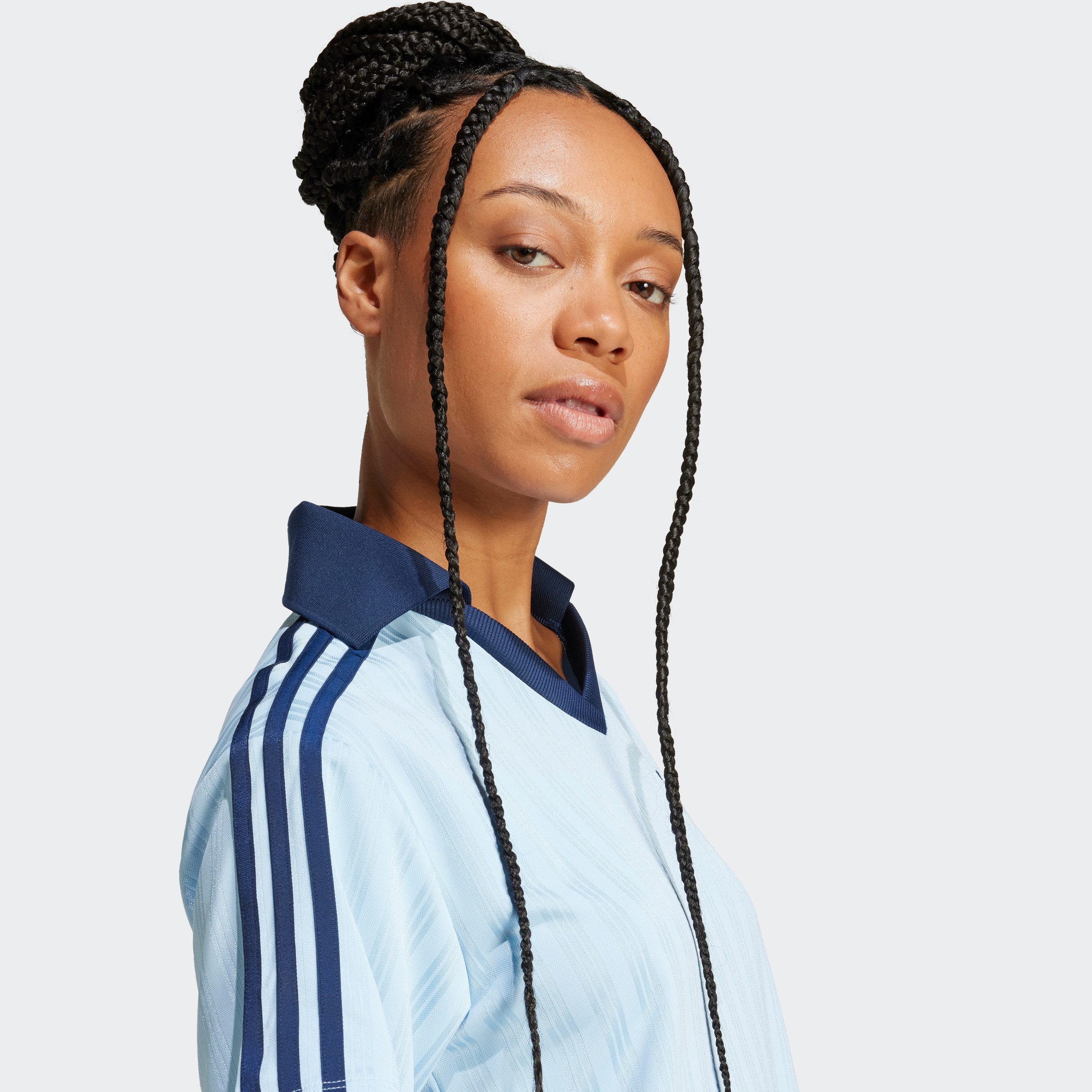 adidas Originals Shirtjurk V-NECK SS DRESS (1-delig)