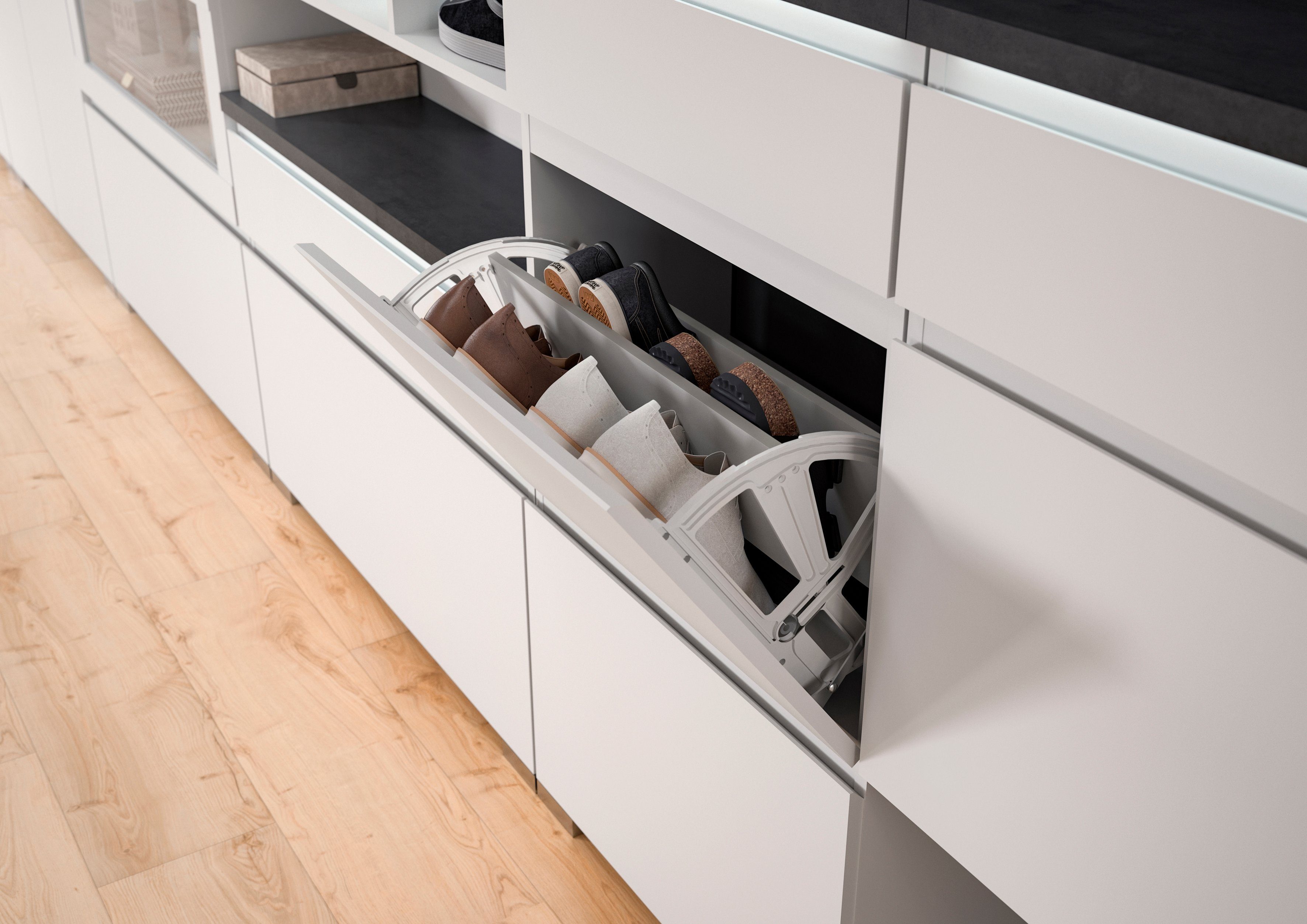 INOSIGN Wandspiegel Skoskap, Breedte 95 cm, 1 Plank, inclusief Wandmontagemateriaal Garderobespiegel, spiegel, gangspiegel, halspiegel, spiegelpaneel (1 stuk)