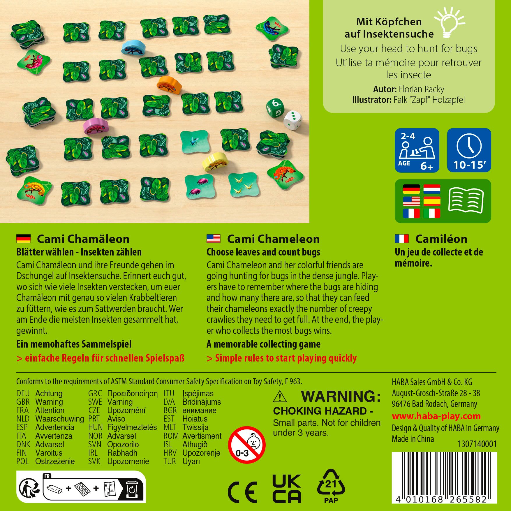 Haba Spel Cami kameleon
