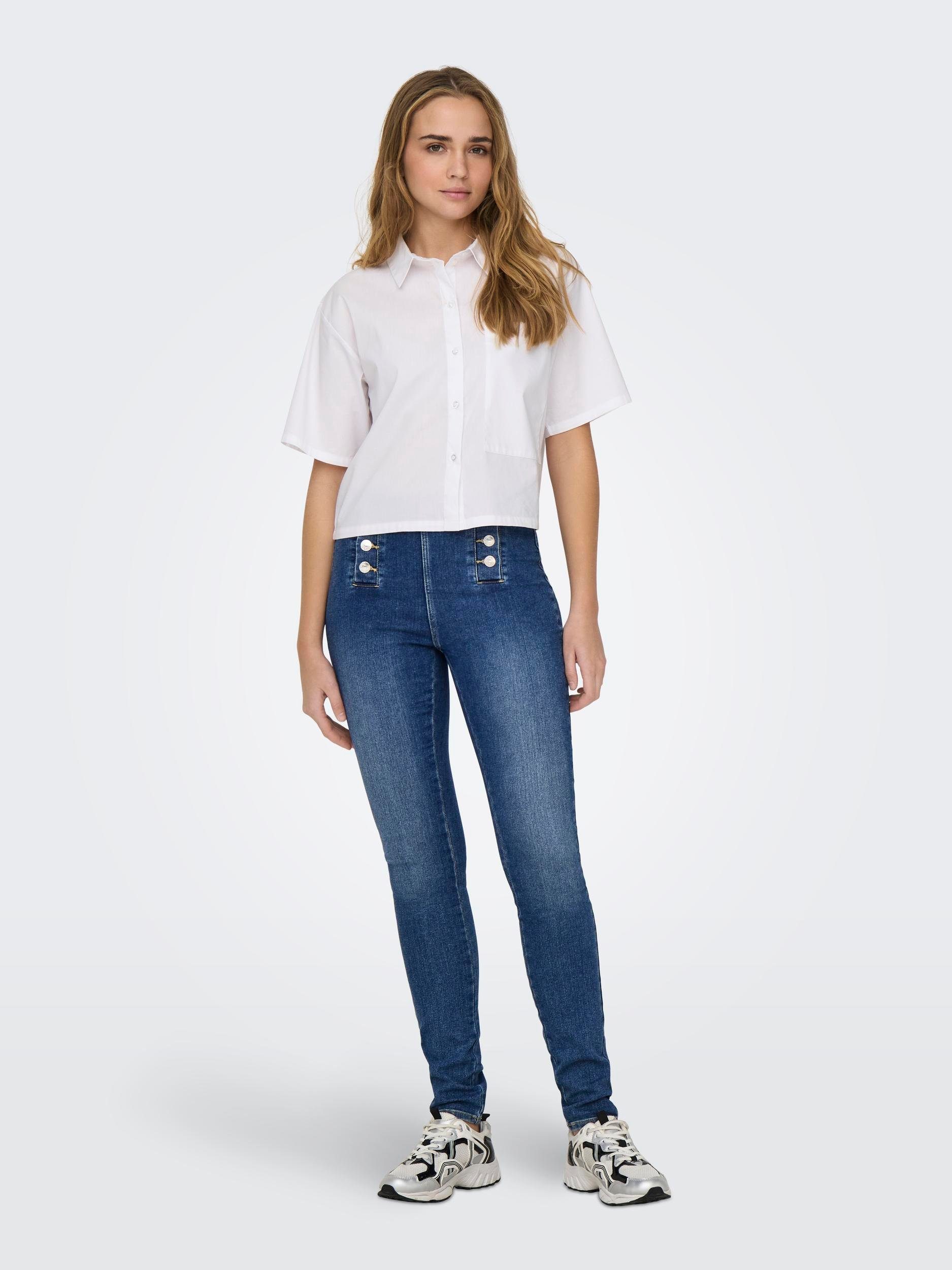 Only Skinny fit jeans ONLDAISY HW BUTTON SKINNY DNM