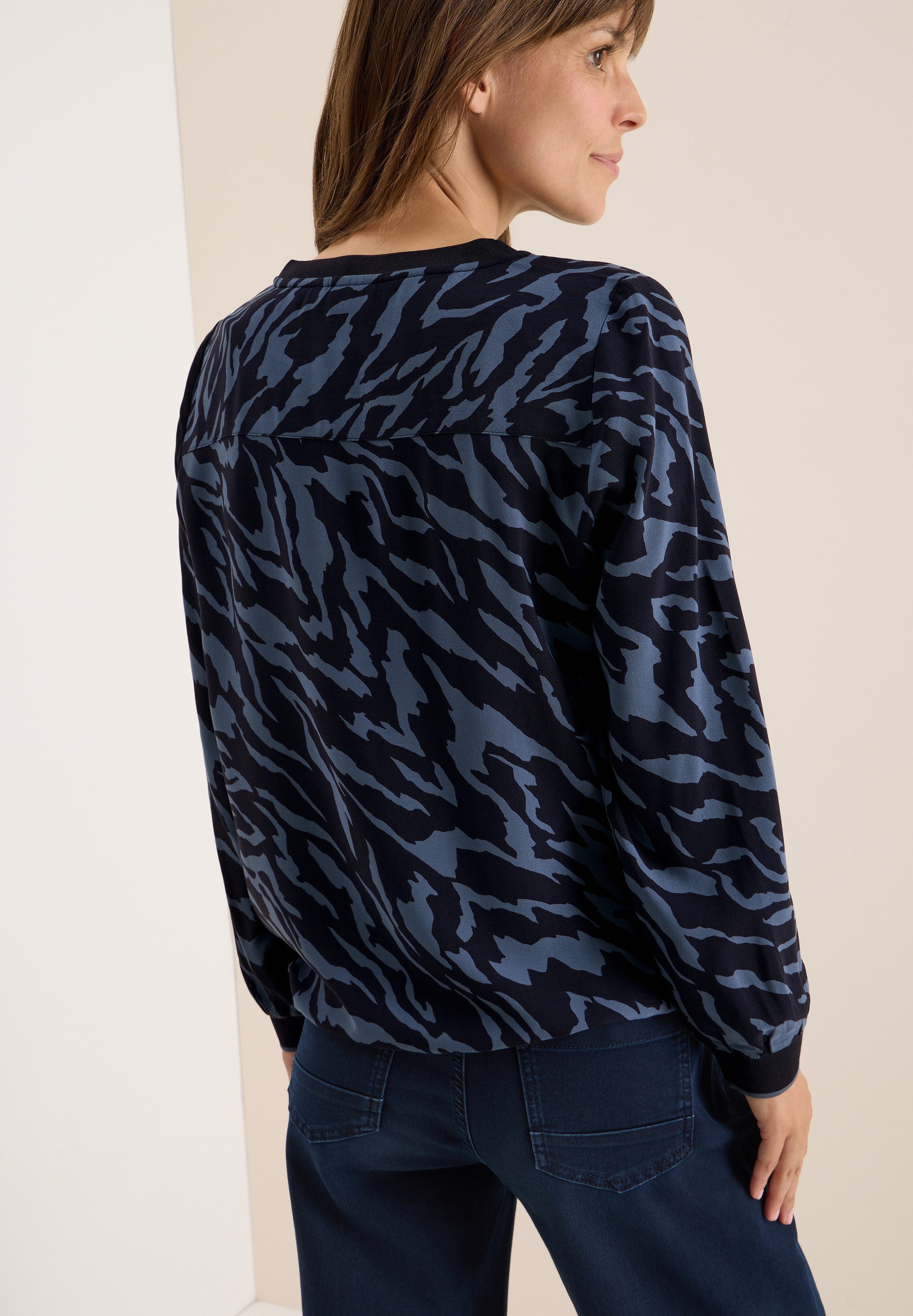 Cecil Blouse met lange mouwen met print all-over