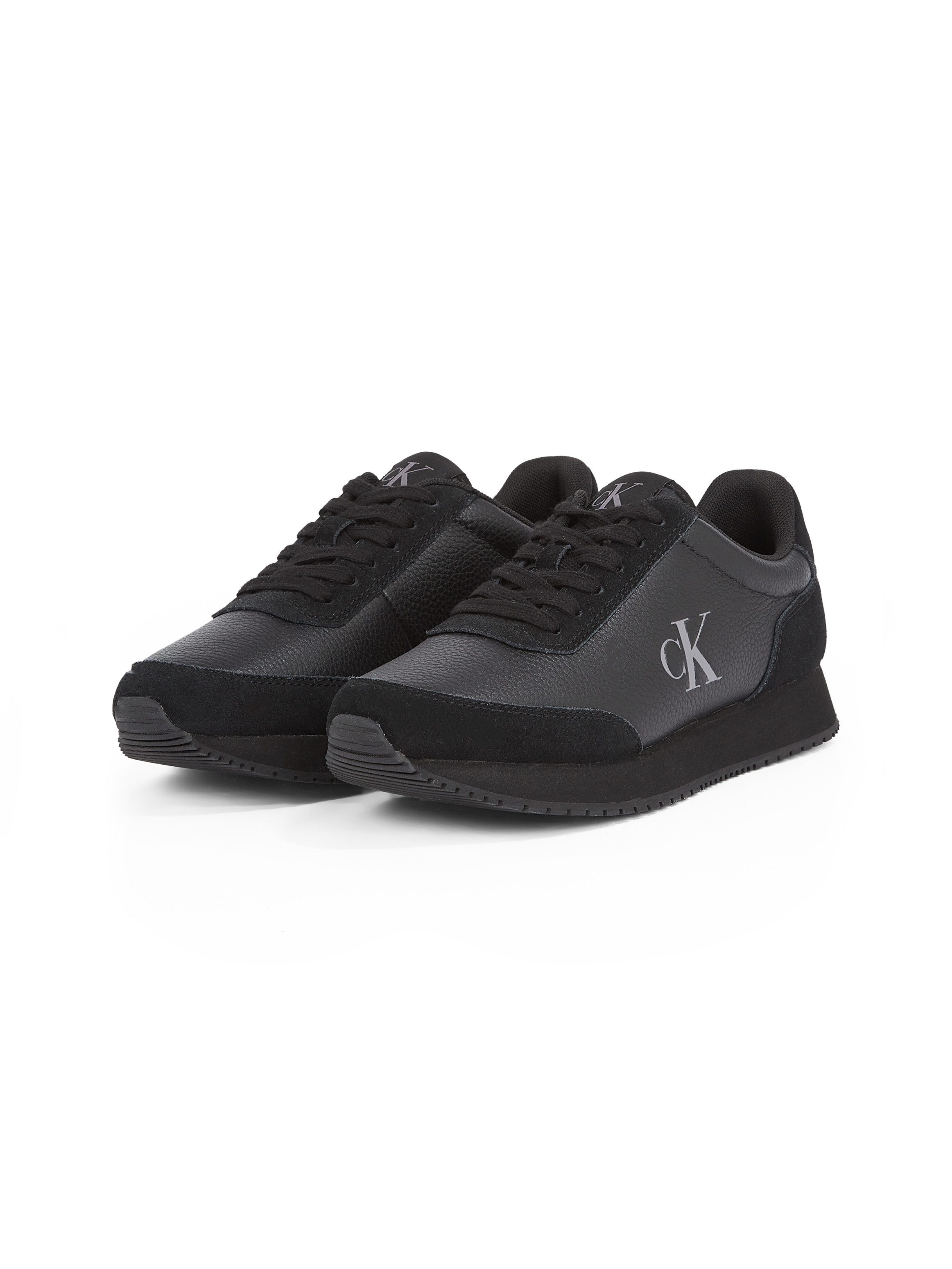 Calvin Klein Sneakers RUNNER LACEUP LOW MIX MG freizeitschoen, lage schoen, veterschoen met zij...