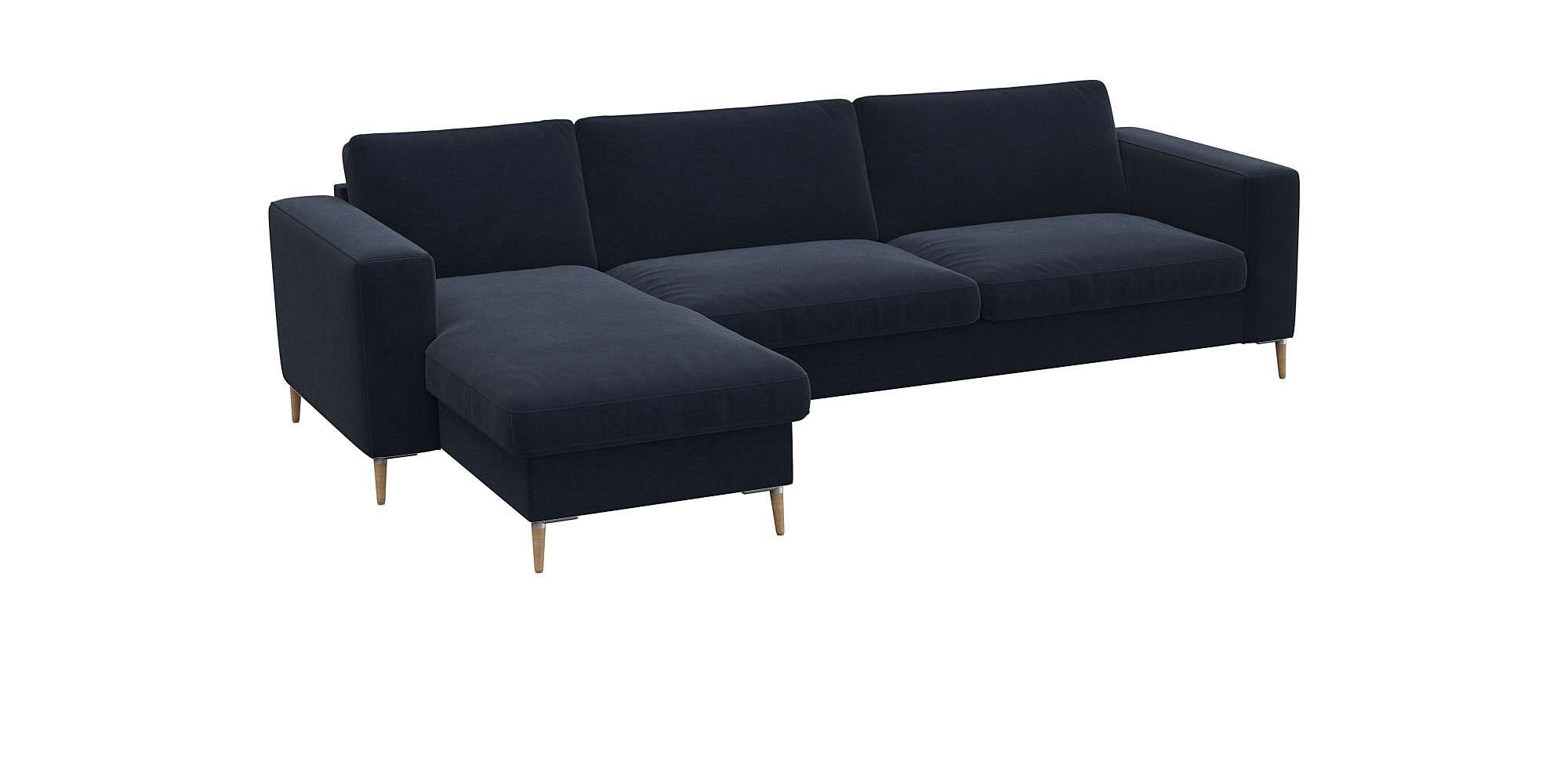 FLEXLUX Hoekbank Fiore, zitconstructie met hoogwaardig koudschuim voor meer zitcomfort