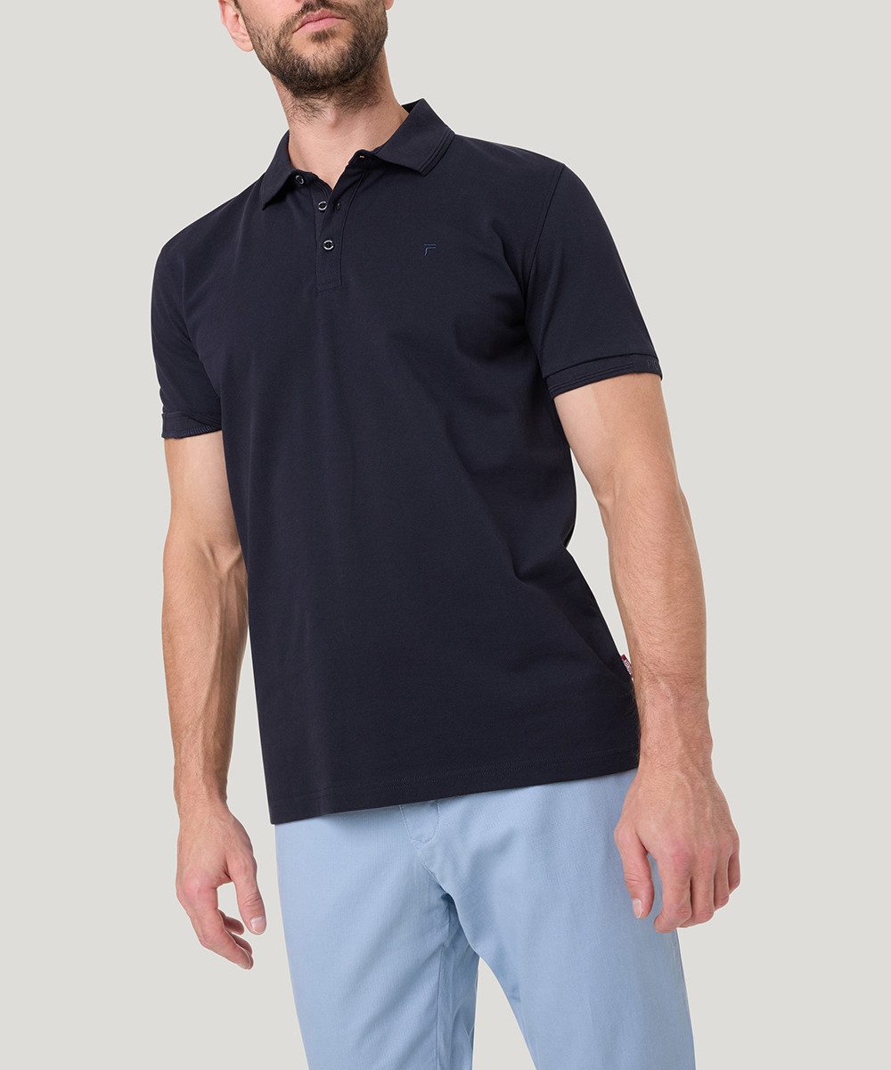 Pioneer Authentic Jeans Poloshirt met geborduurd logo