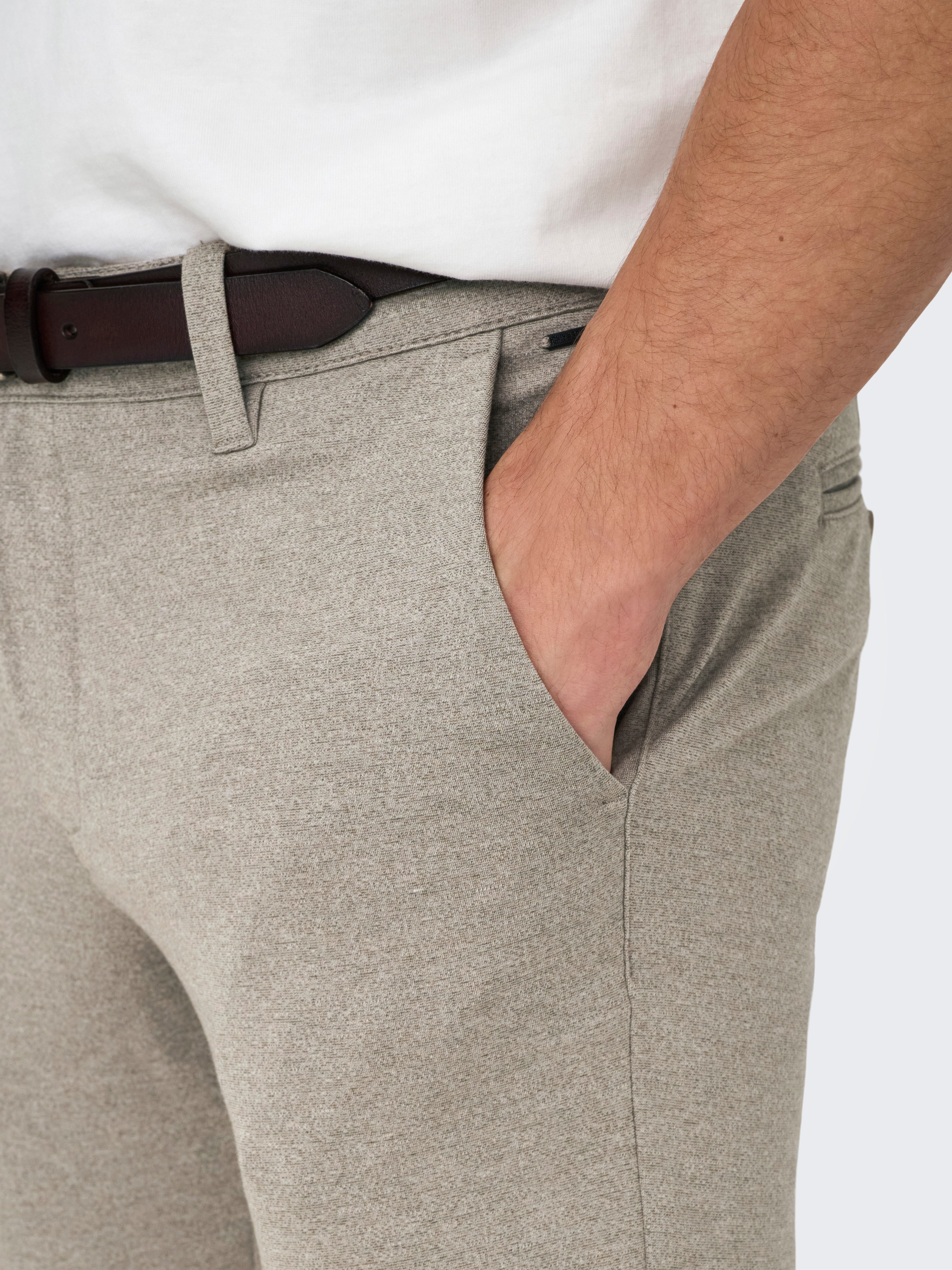 ONLY & SONS Chino met gesloten achterzakken
