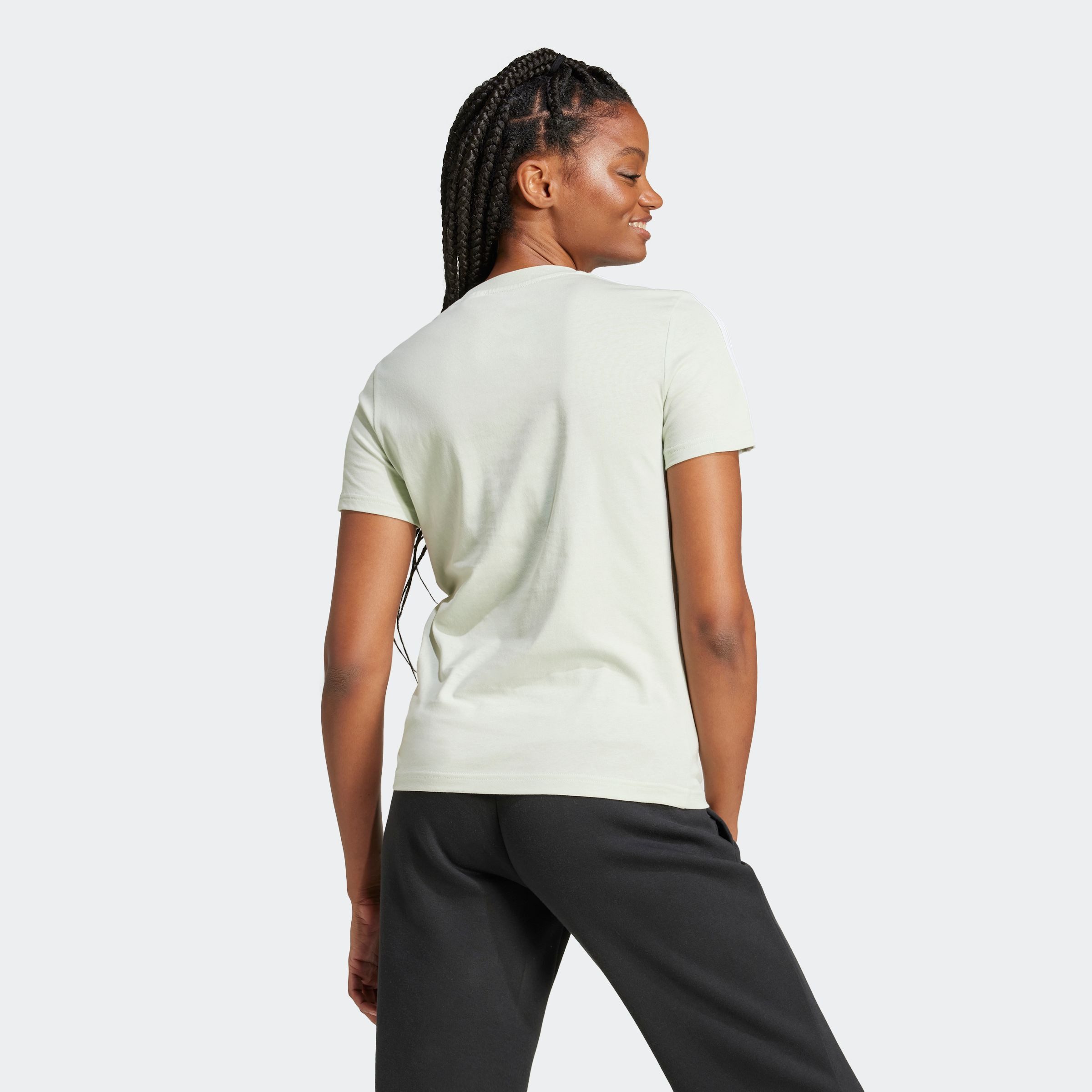 adidas Sportswear T-shirt LOUNGEWEAR ESSENTIALS SLIM 3-STRIPES