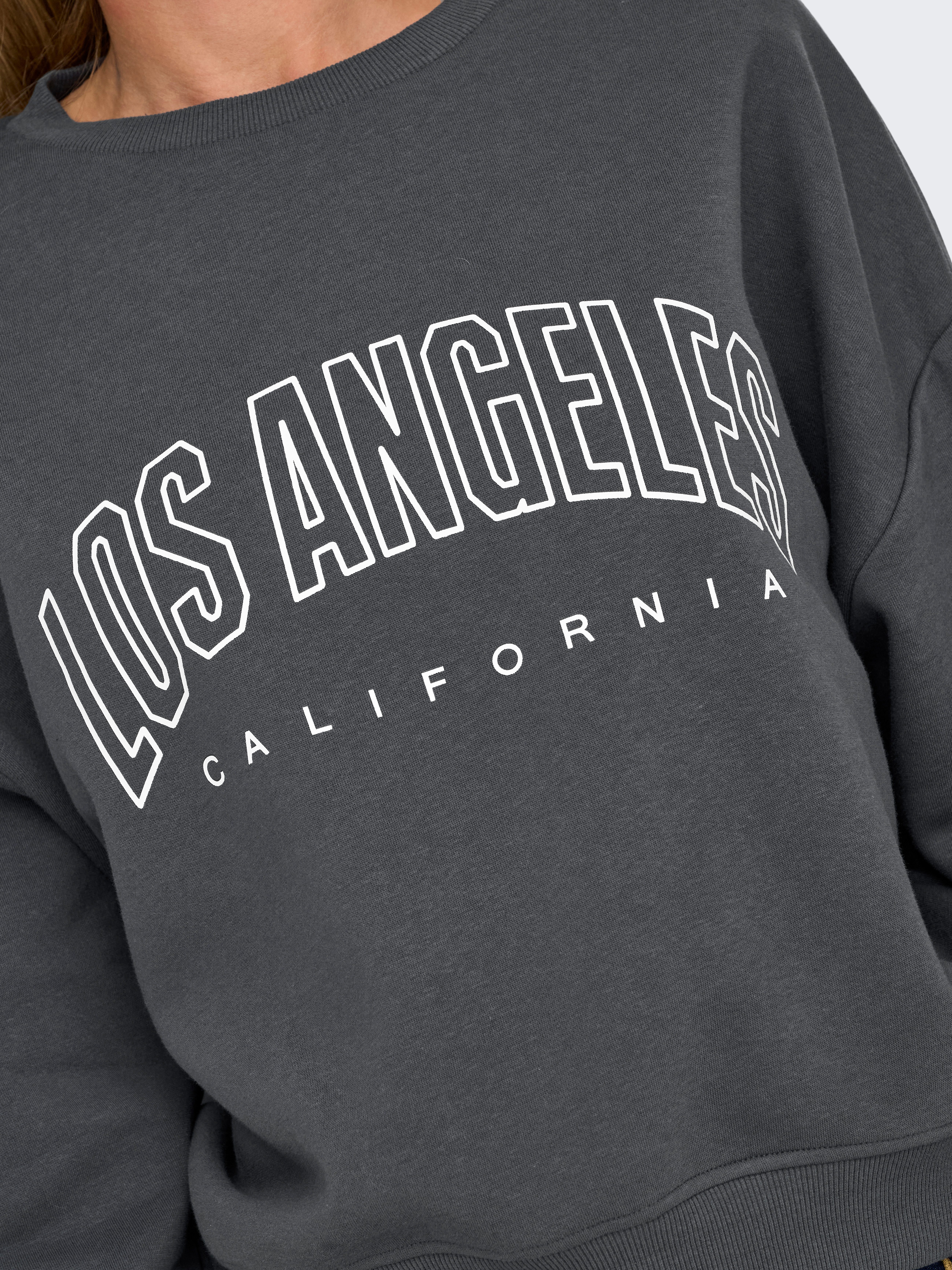 Only Sweatshirt ONLSWEAT L S CREW OVERSIZE STATE SWT