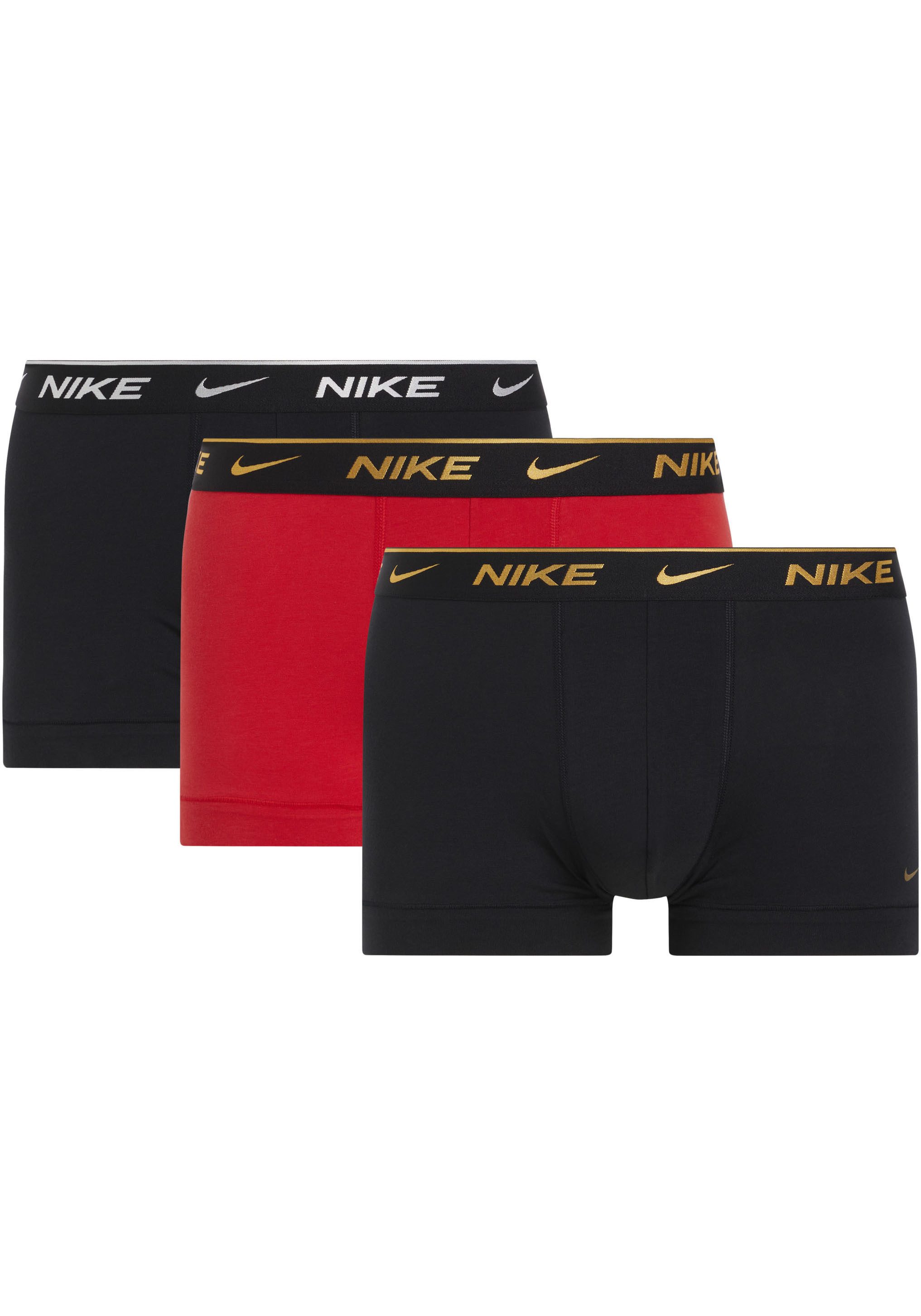 Nike 3 PACK Everyday Cotton Stretch Trunk Onderbroeken in multicolor formaten: S