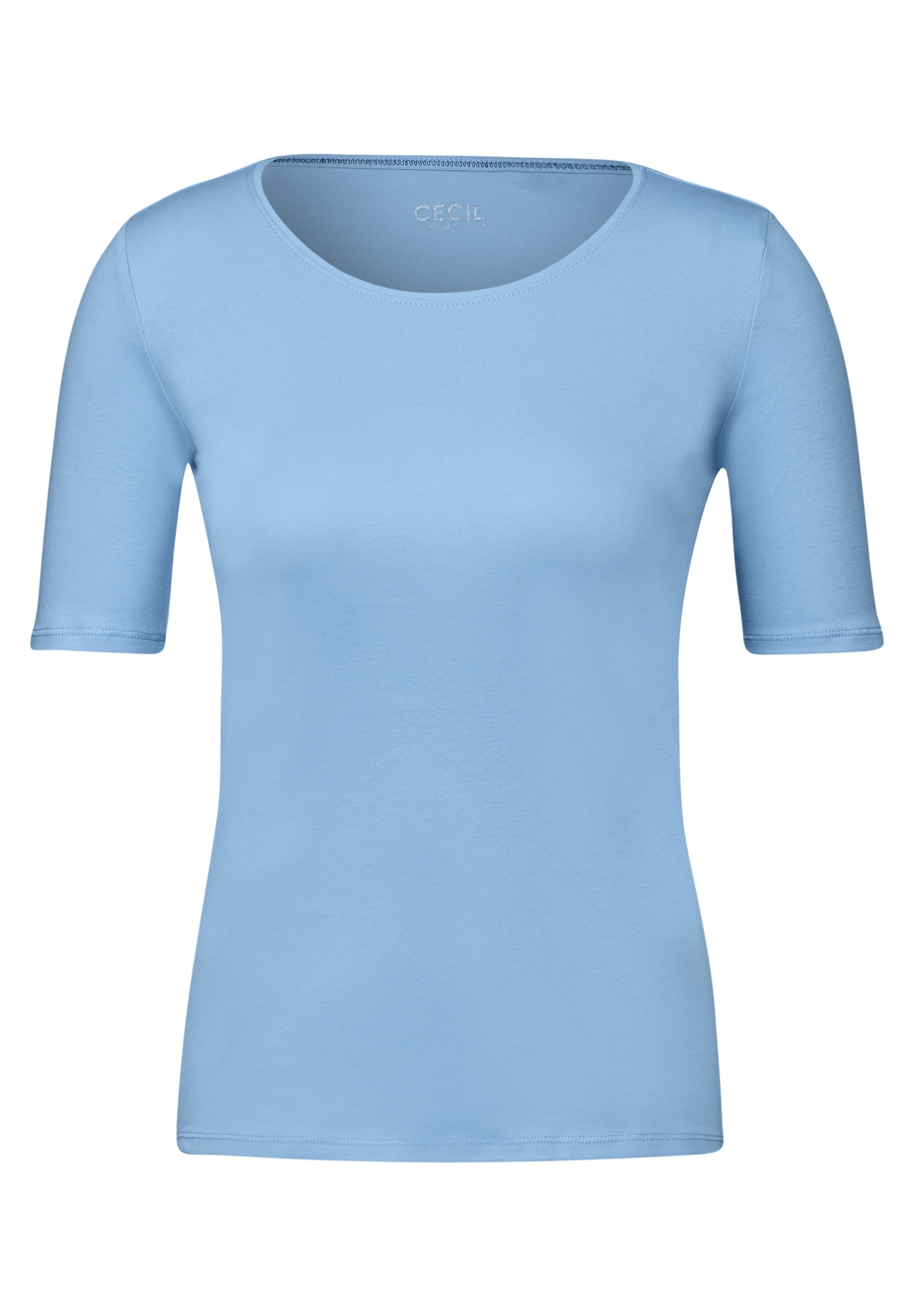 Cecil Shirt met ronde hals Stijl Lena met korte mouwen