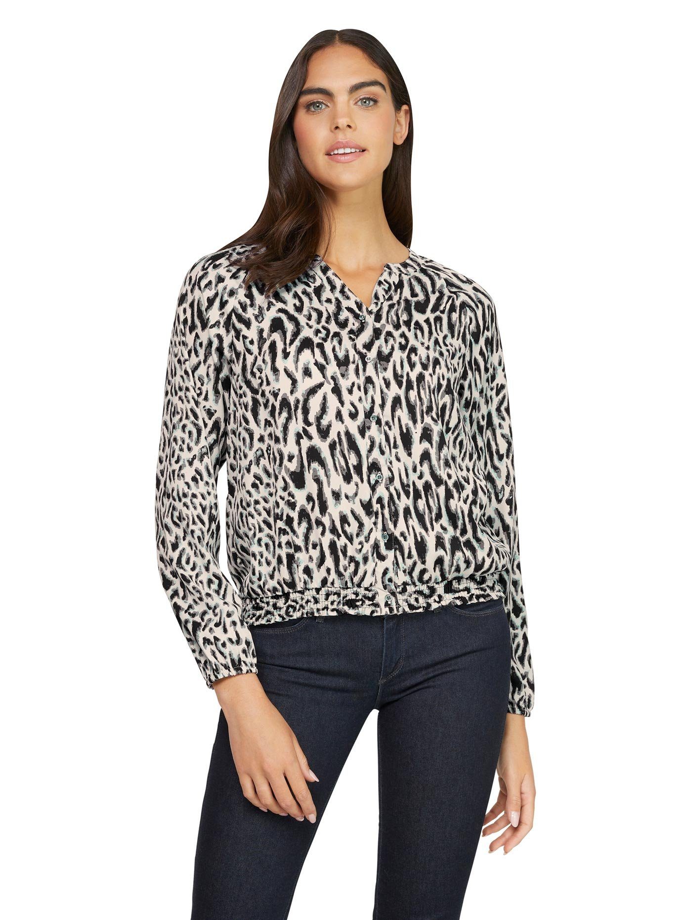 heine Gedessineerde blouse