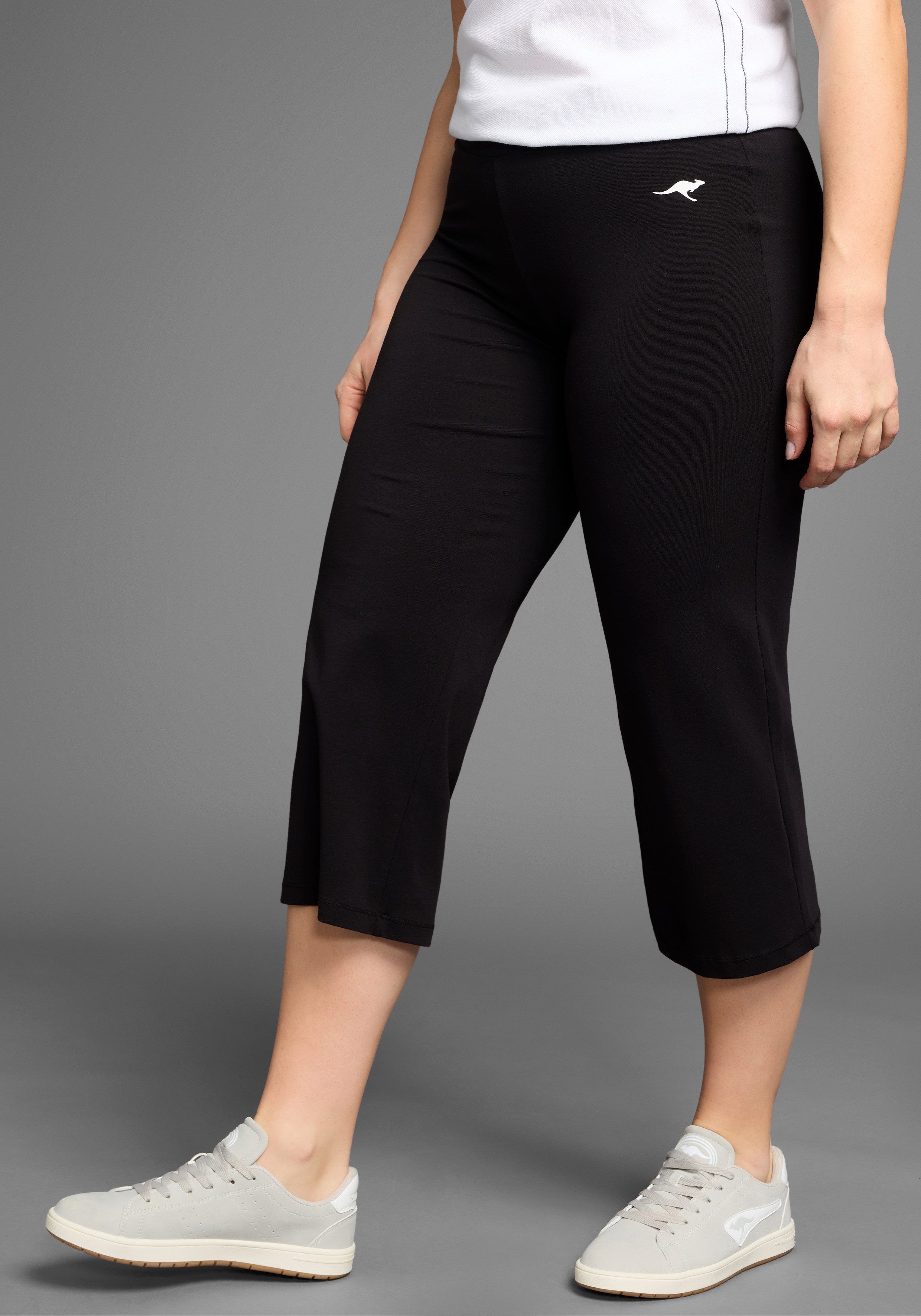 KangaROOS Culotte van zachte jersey-stof dames culottes maat 38 zwart