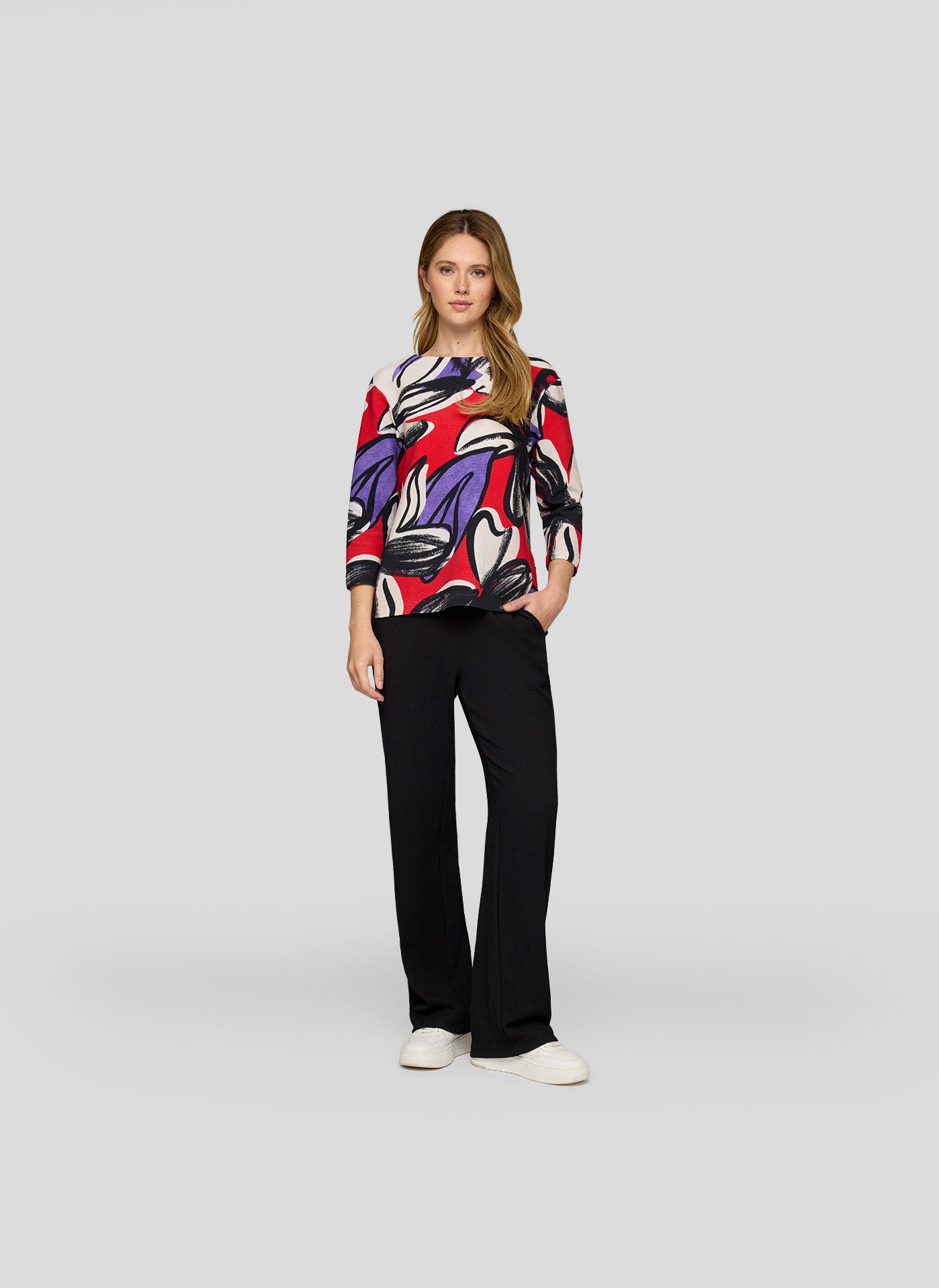Rabe Shirt met 3/4 mouwen met print all-over