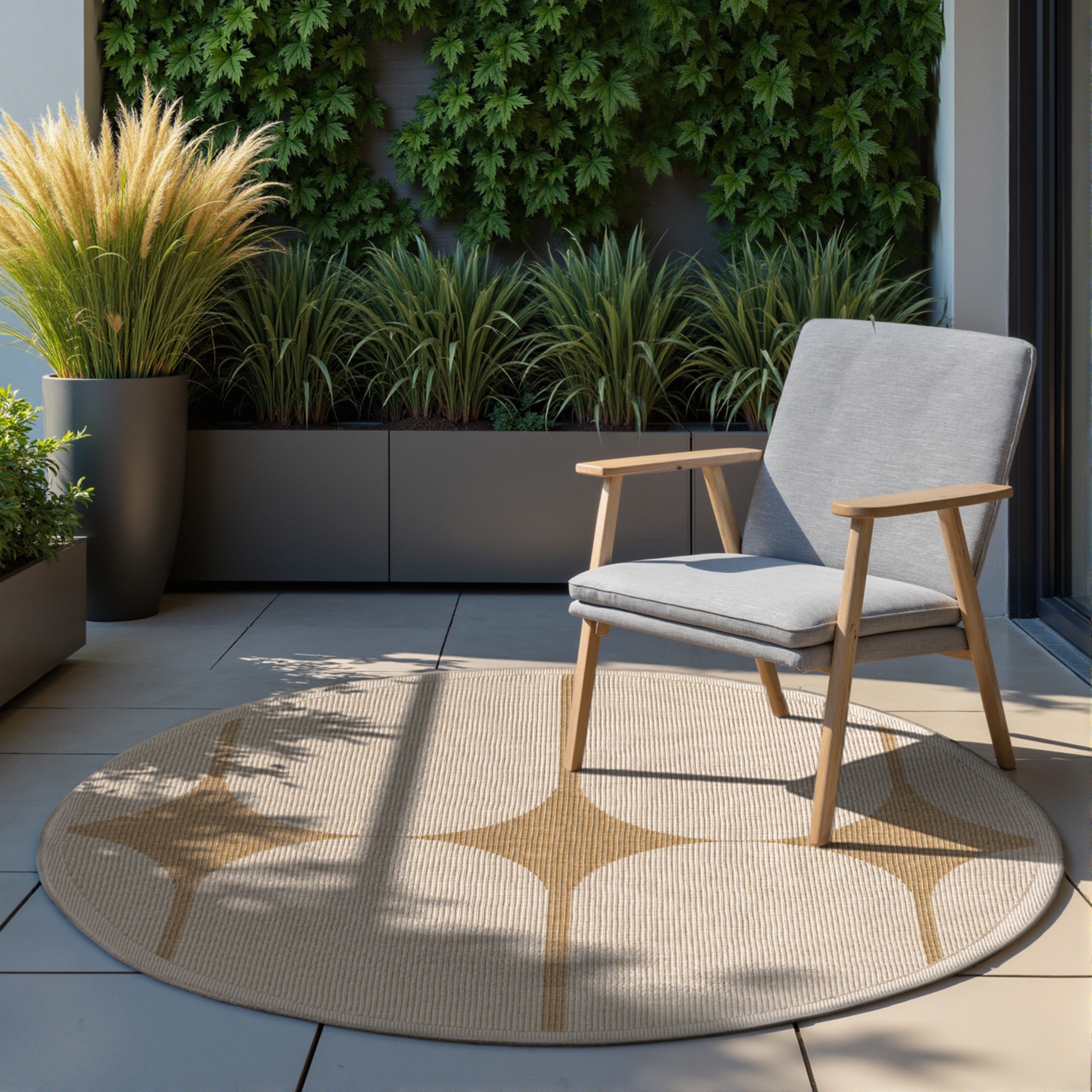 NORTHRUGS Outdoorkleed Bowen omkeerbaar tapijt buitenkleden bruin