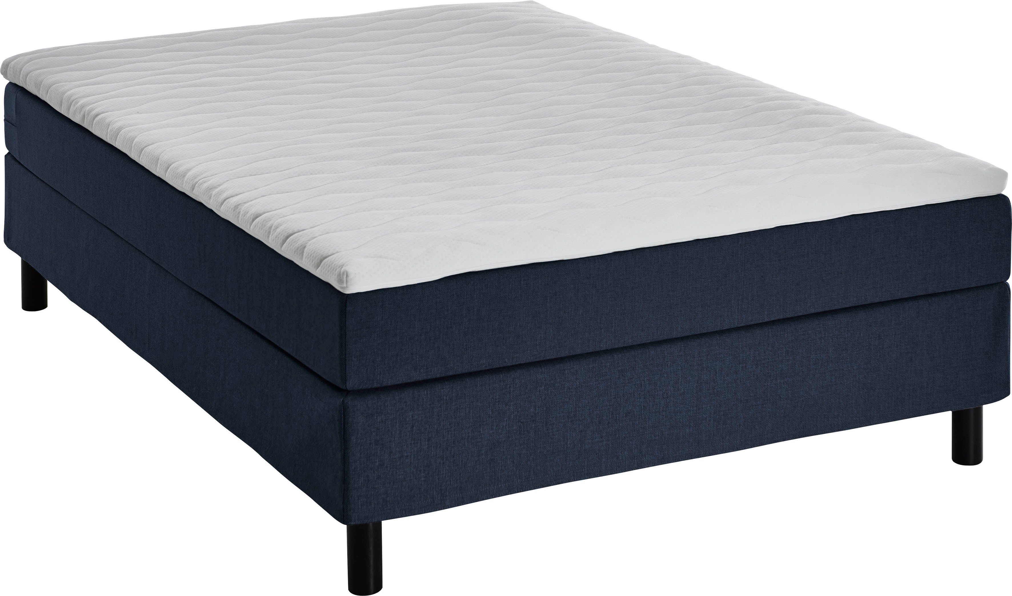 ATLANTIC home collection Boxspring Happy zonder hoofdbord, met topmatras, naar keuze met of zonder beddengoed
