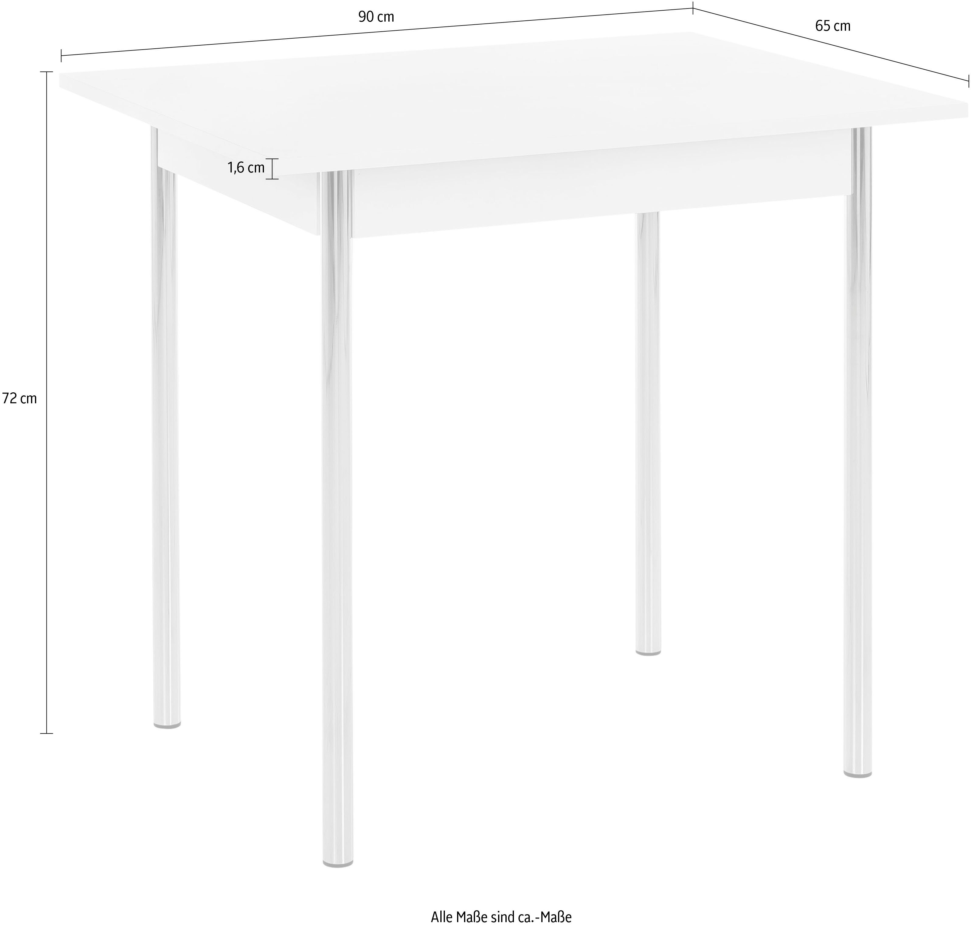 HELA Eettafel Köln I T P Breedte 90-130 cm